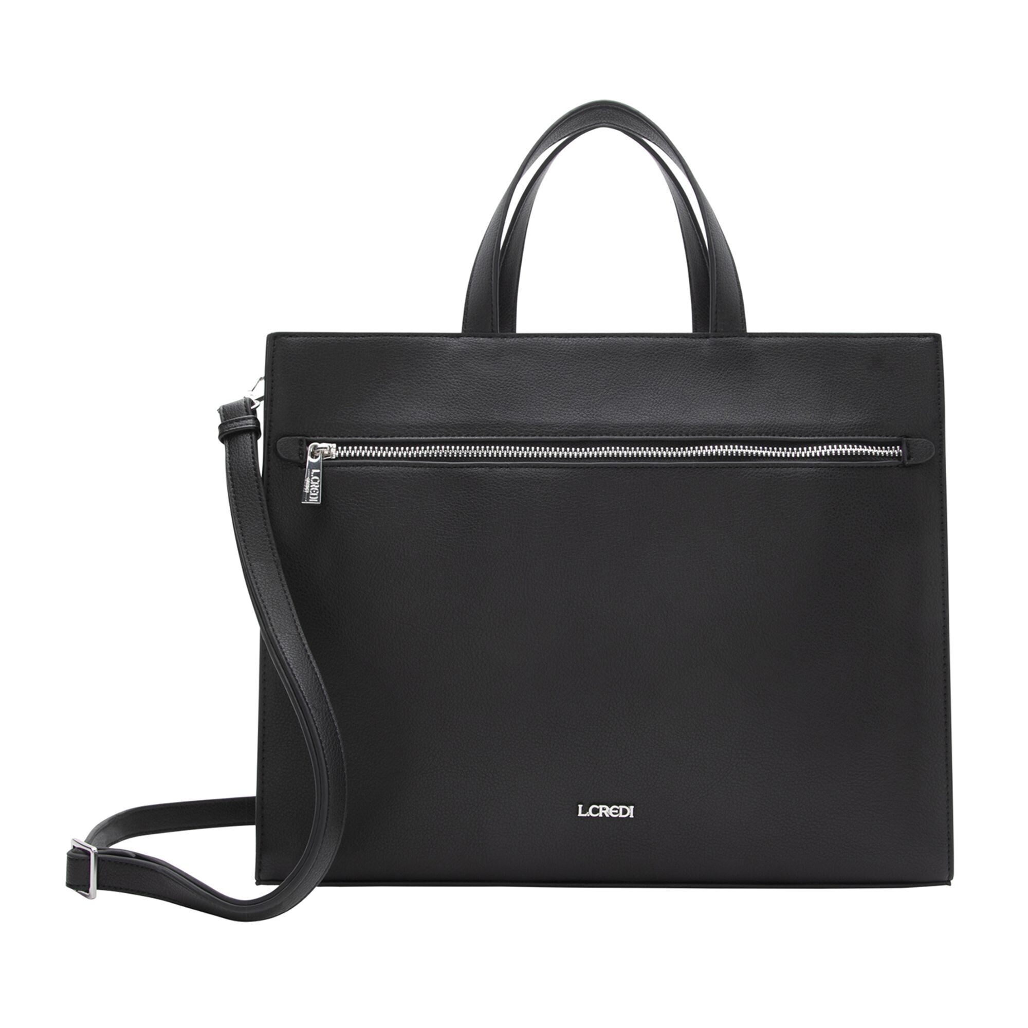 L.Credi Shopper 'Paulina' Zwart