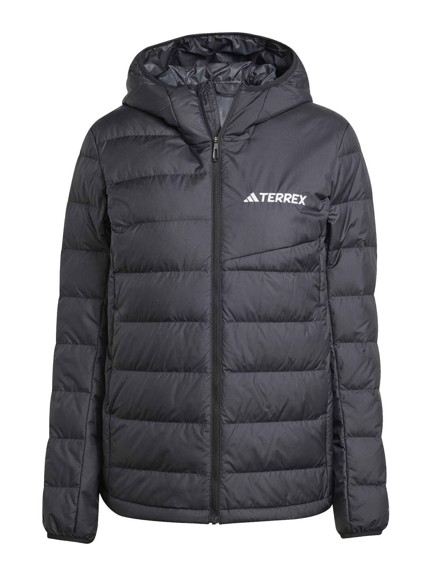 ADIDAS TERREX Geacă outdoor Multi Light Down CLIMAWARM Hooded  negru