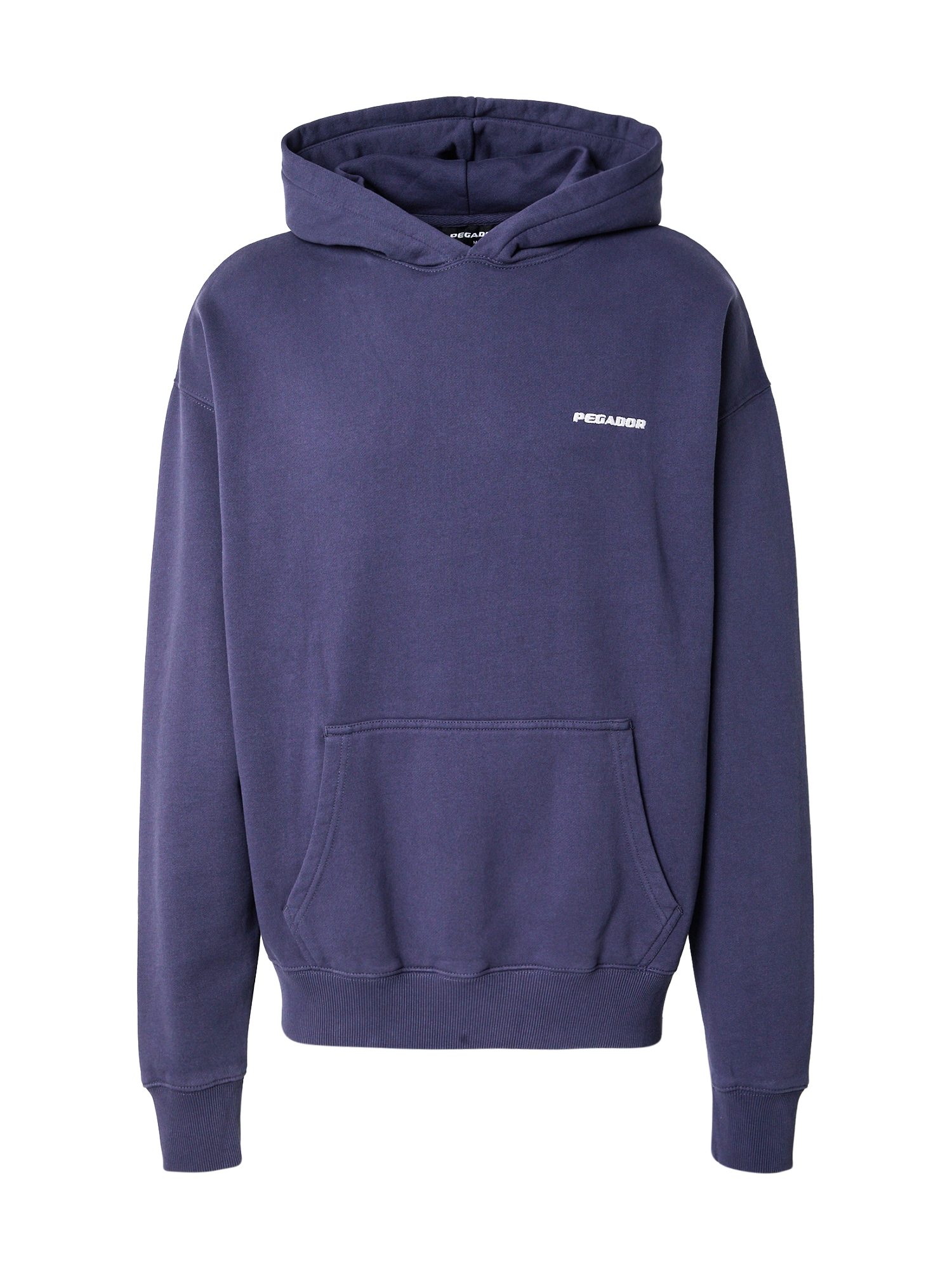 Pegador Bluză de molton  albastru gențiană / alb