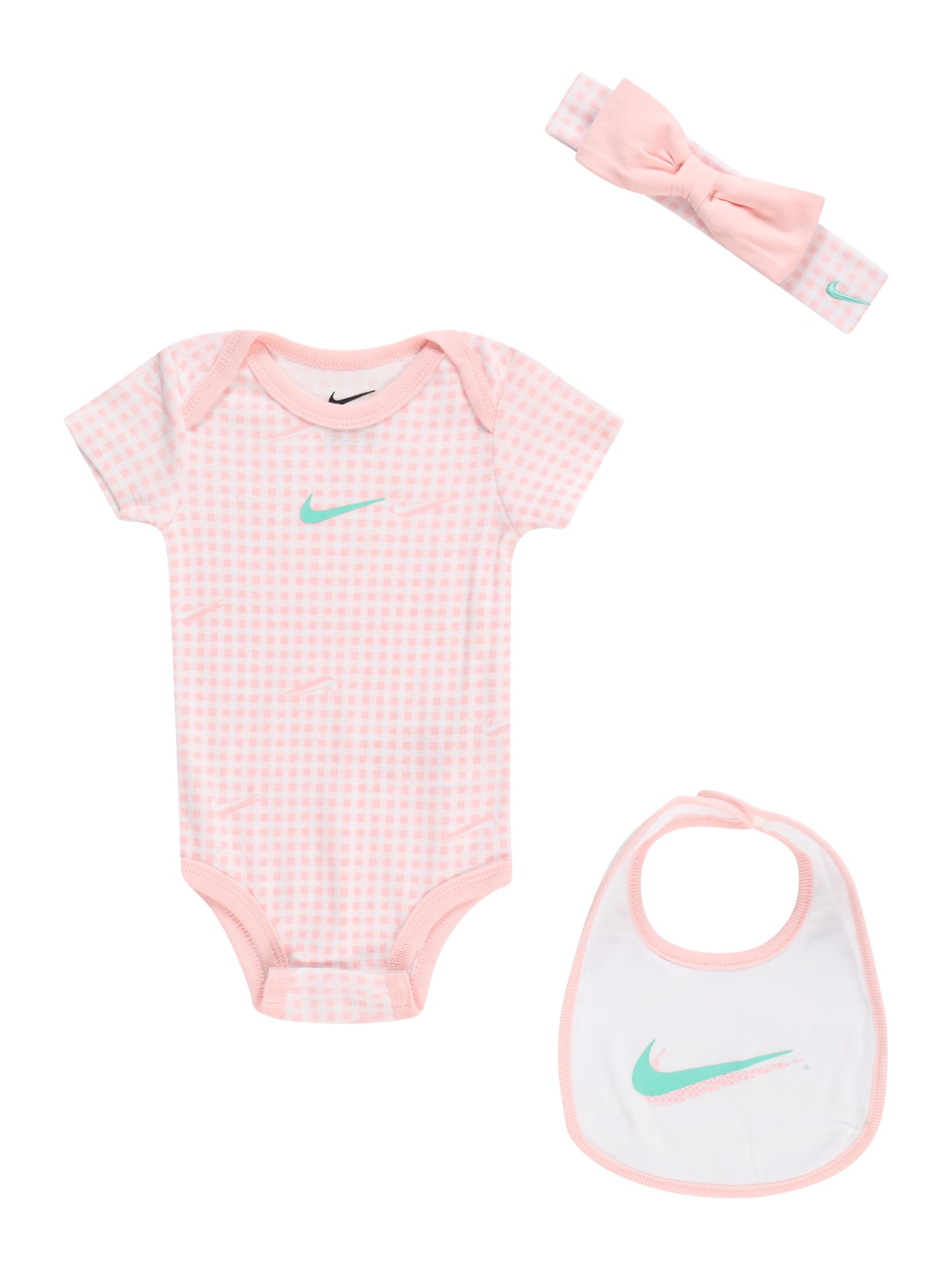 Деца > Бебета > НОВО > Облекло Nike Sportswear Комплект  тюркоазен / светлорозово / бяло
