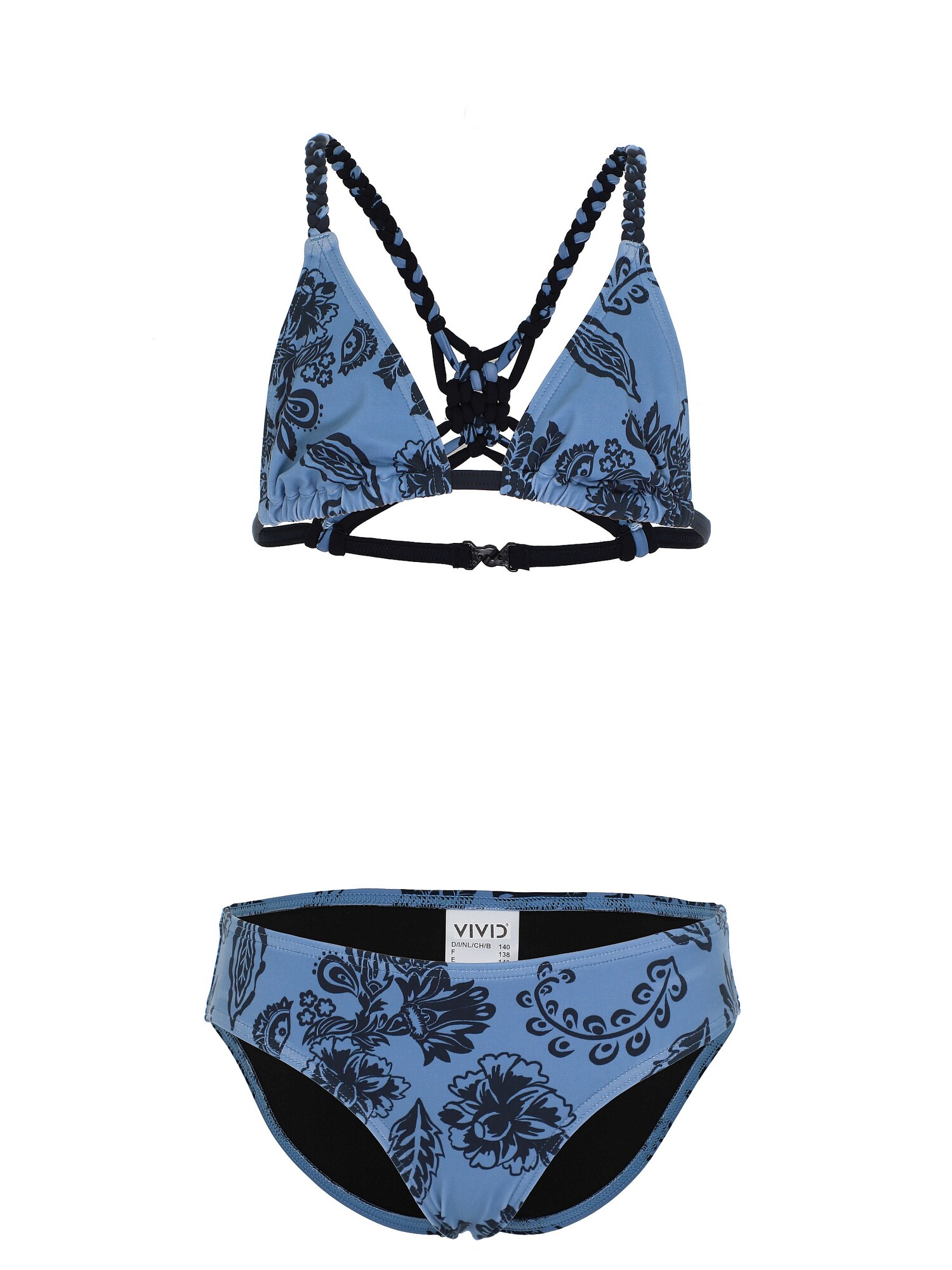 VIVID Bikiny námornícka modrá / svetlomodrá