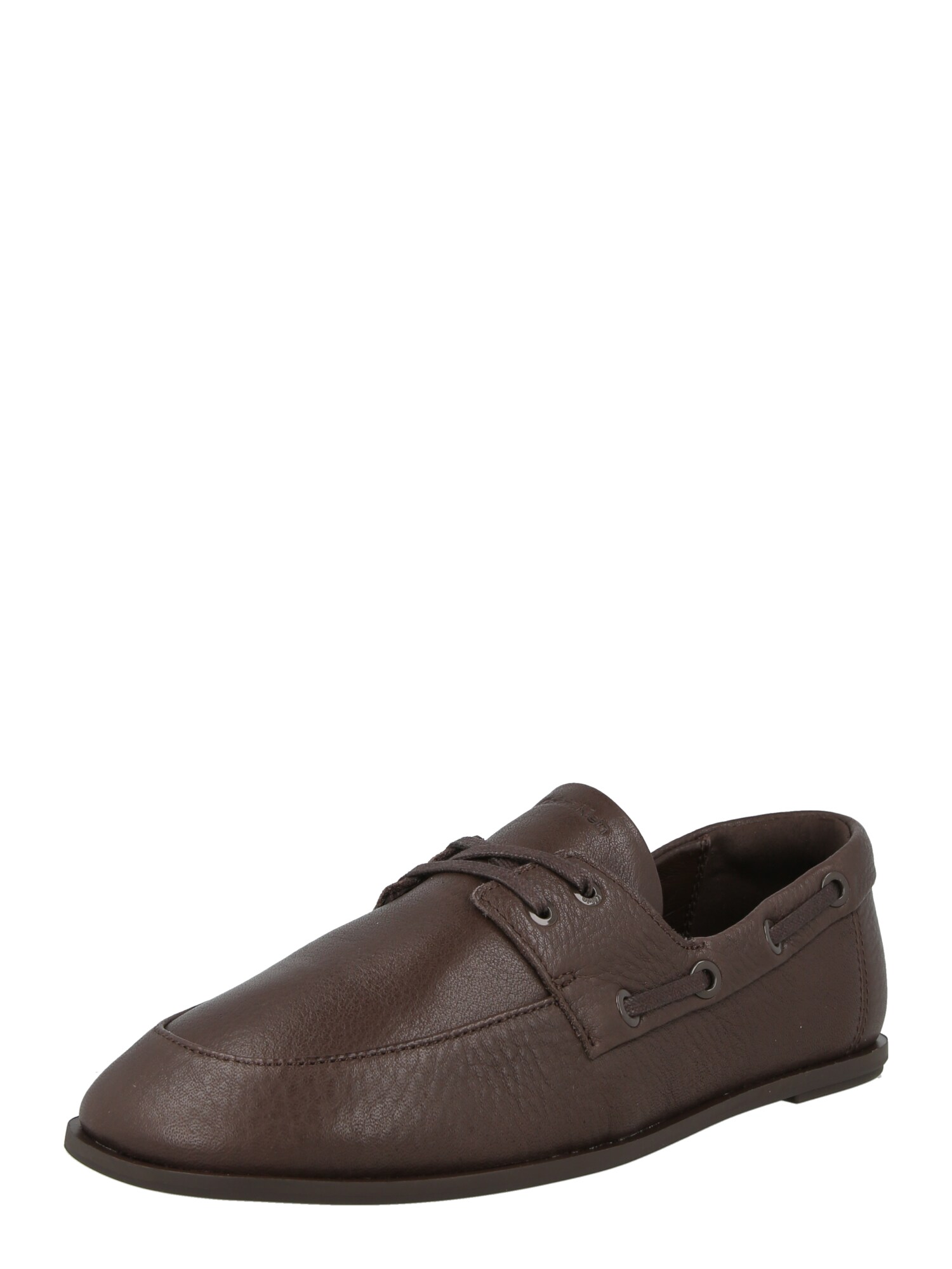 Calvin Klein Mokasini 'Pebble-grain'  temno rjava
