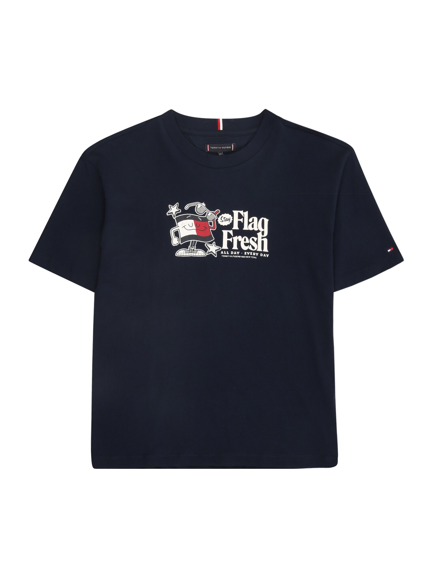 TOMMY HILFIGER Póló 'FLAG FUN TEE SS'  tengerészkék akciós termékkép 1