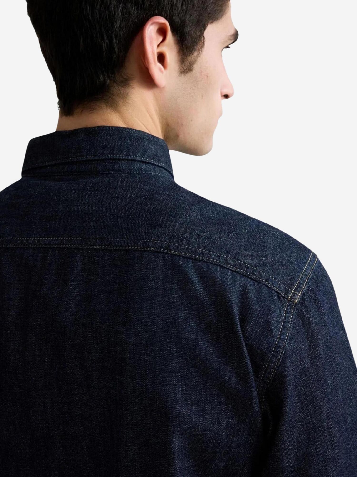 REPLAY Camisa '6.5 OZ DEEP BLUE DENIM M4124 .000.860 B04'  azul oscuro – imagen 3