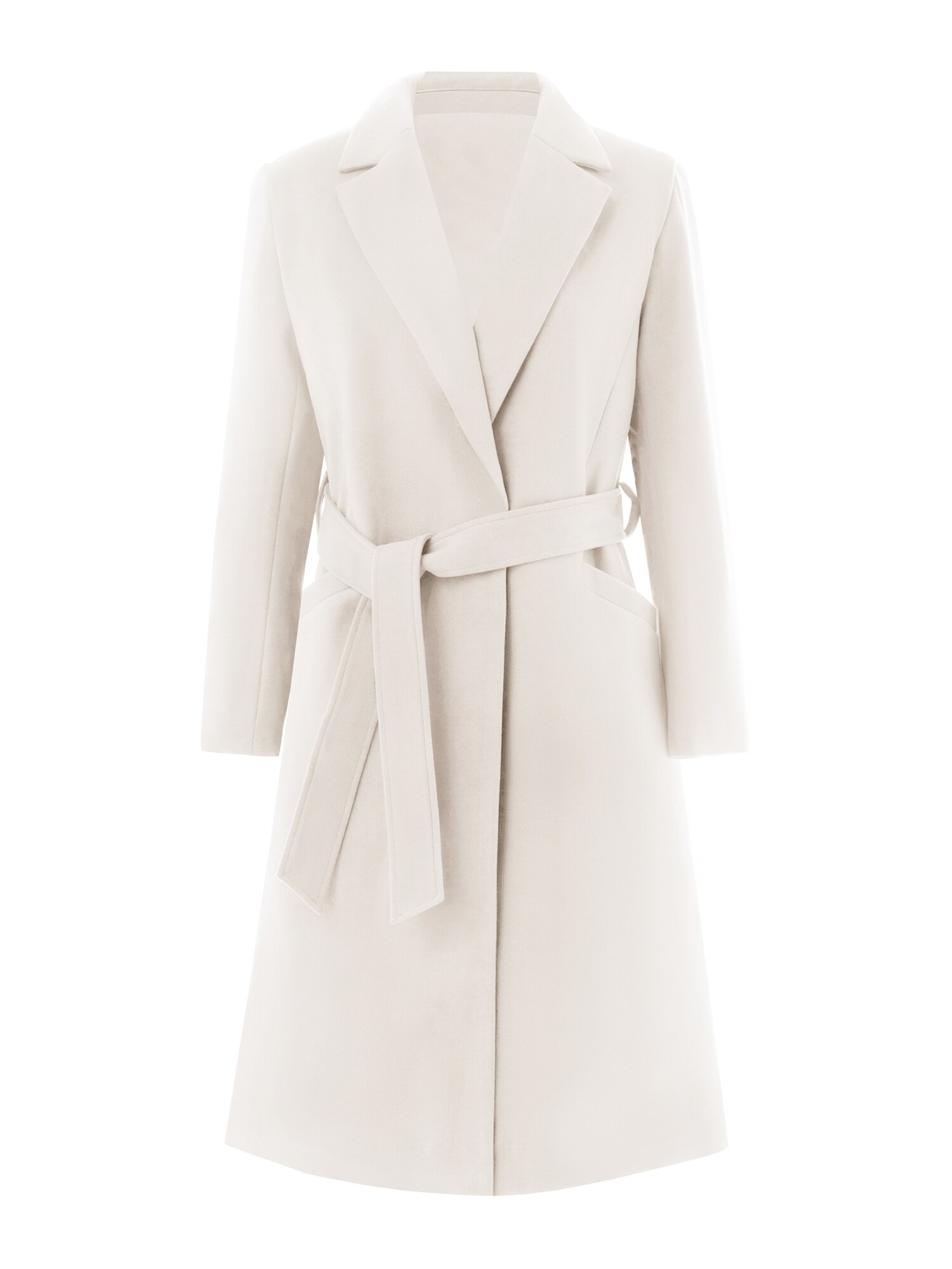 Imily Bela Palton de primăvară-toamnă  alb