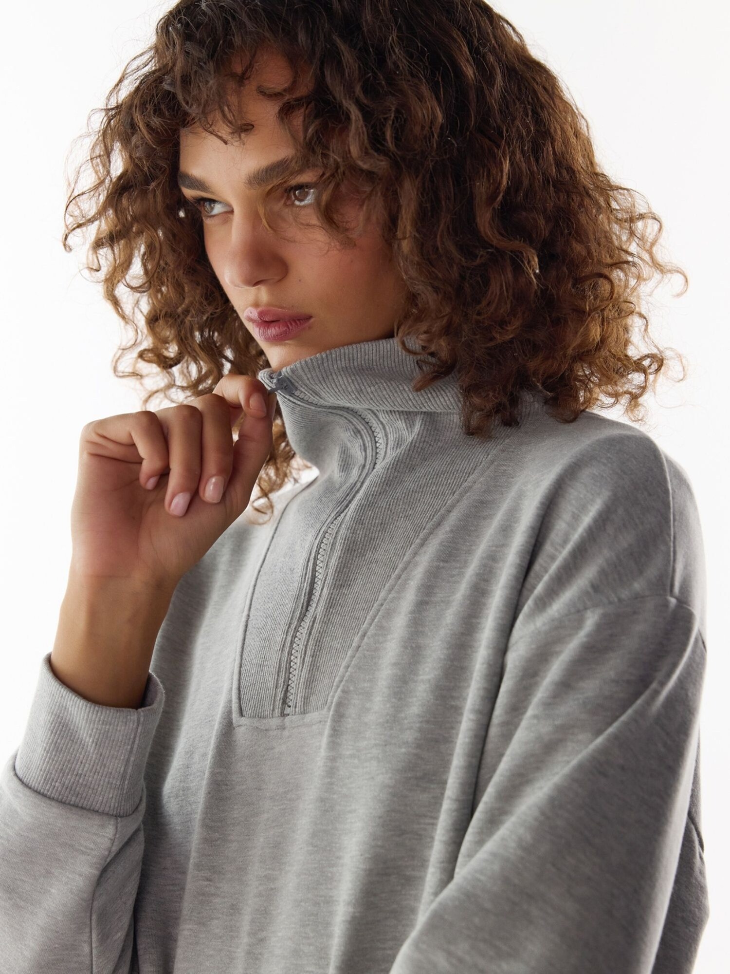 Penti Sweater majica 'Sweatshirts' svijetlosiva