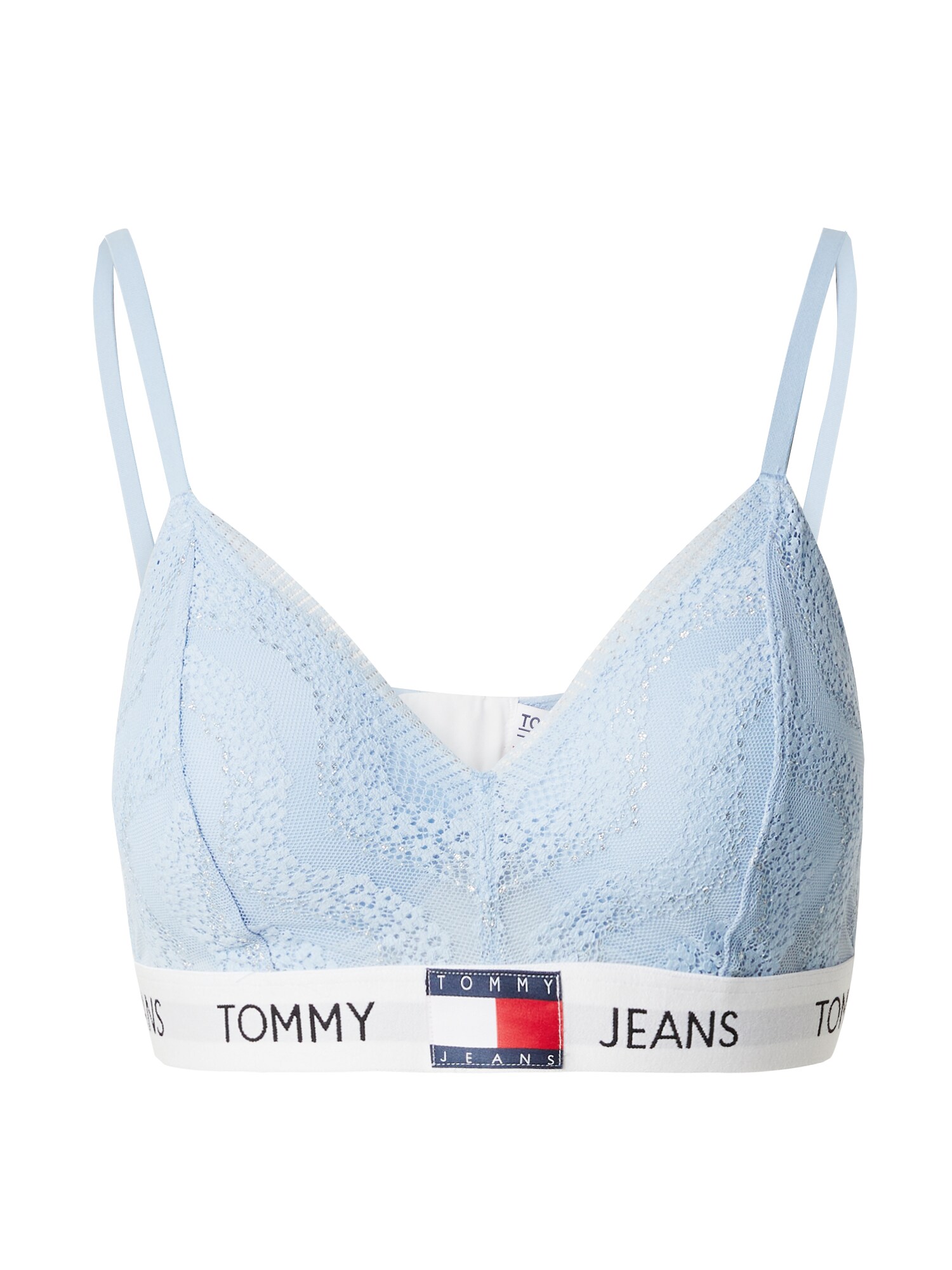 Tommy Hilfiger Underwear Podprsenka  pastelovo modrá / strieborná