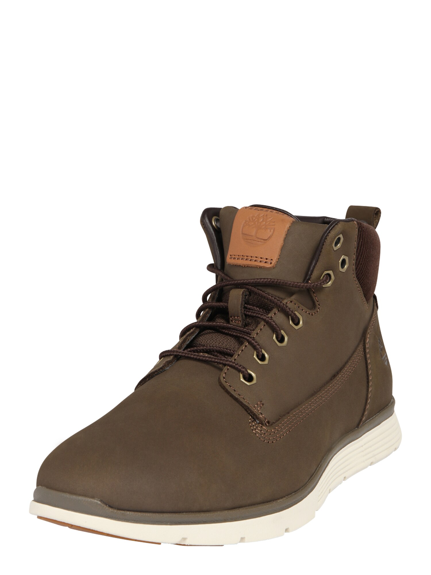 TIMBERLAND Auliniai batai su raišteliais 'Killington'  tamsiai ruda / alyvuogių spalva