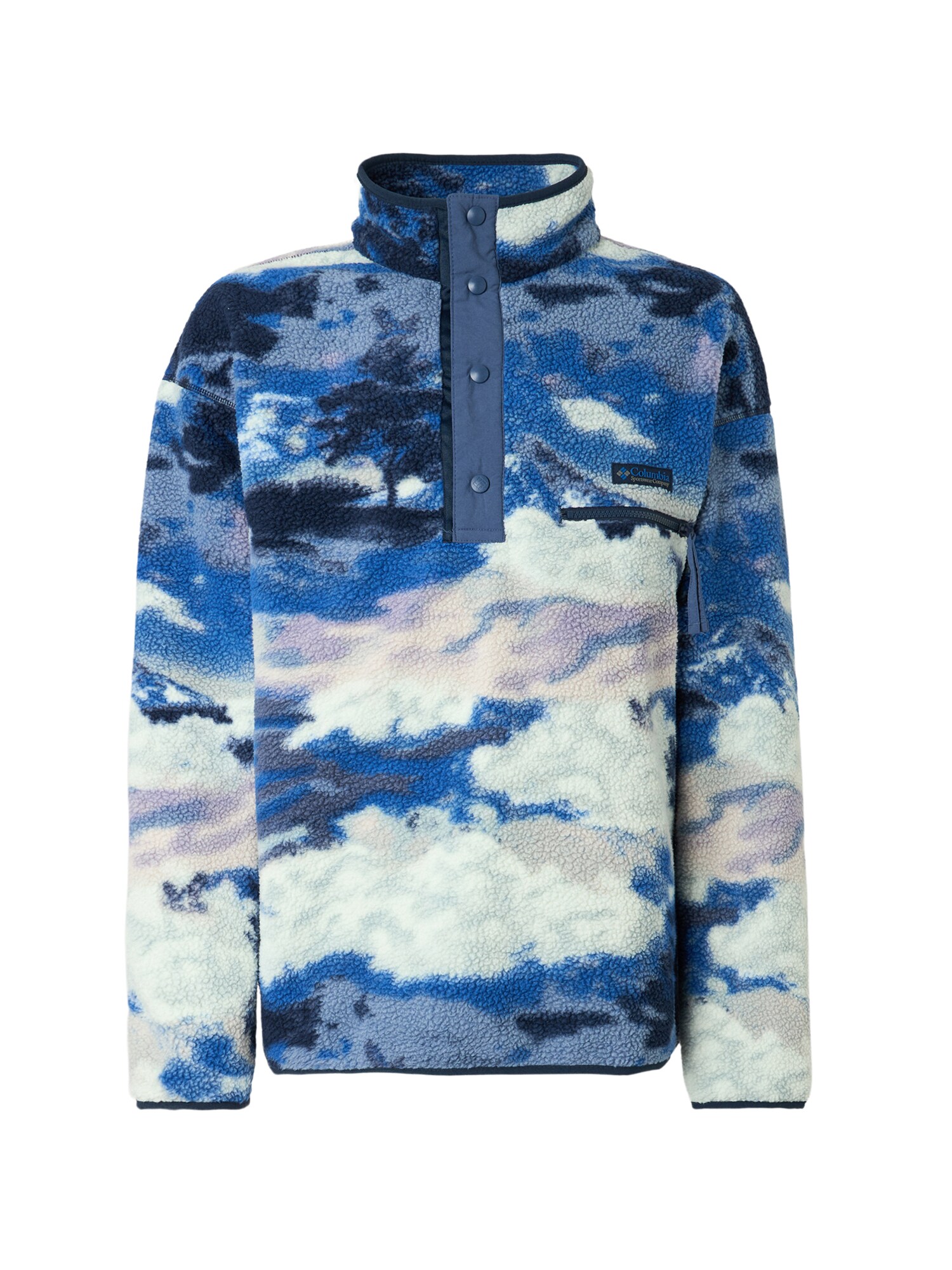 COLUMBIA Pulovere sport Helvetia™ II  albastru / bleumarin / opal / alb murdar