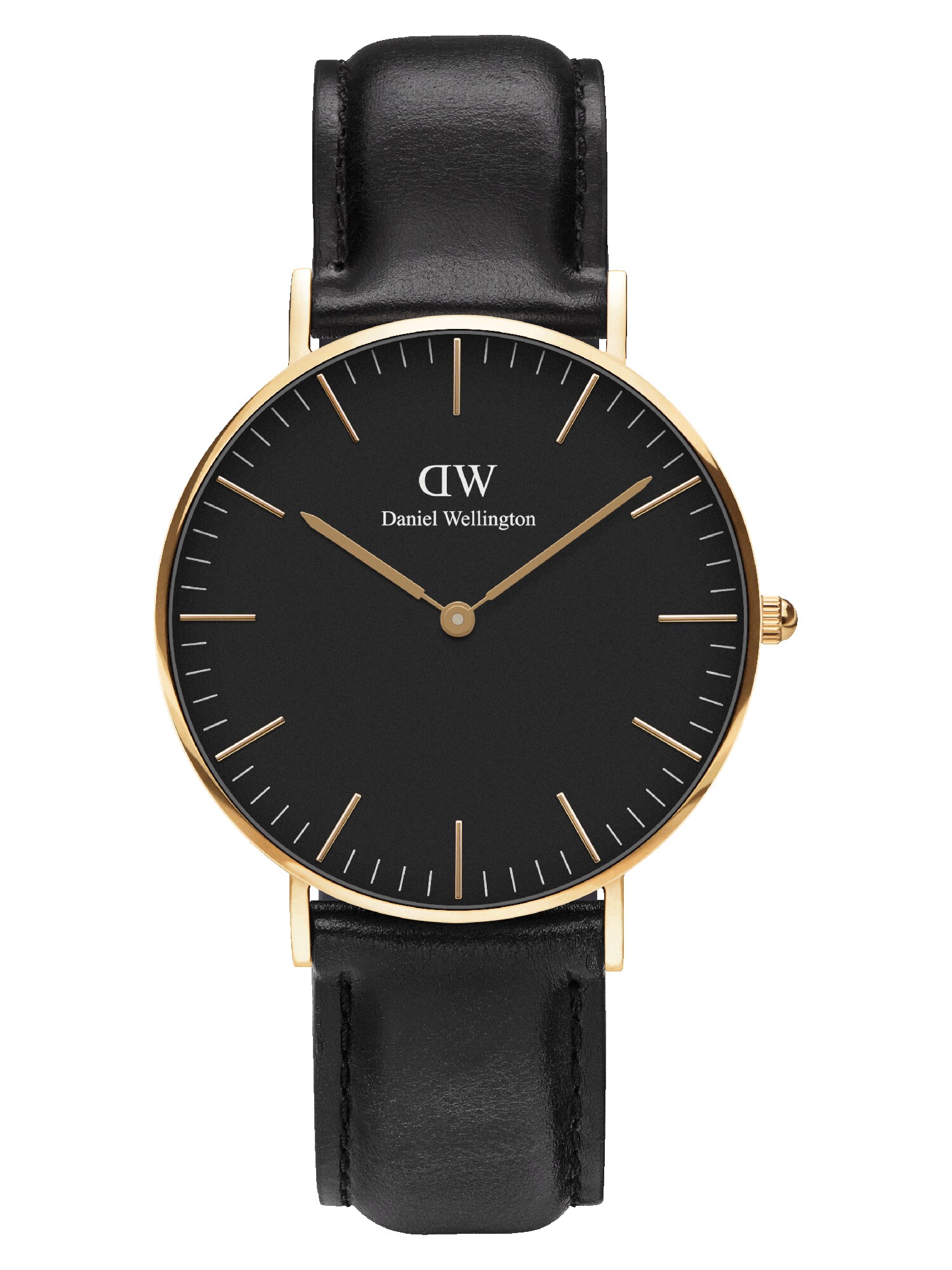 Daniel Wellington Analoginis (įprasto dizaino) laikrodis 'Sheffield' auksas / juoda / balta