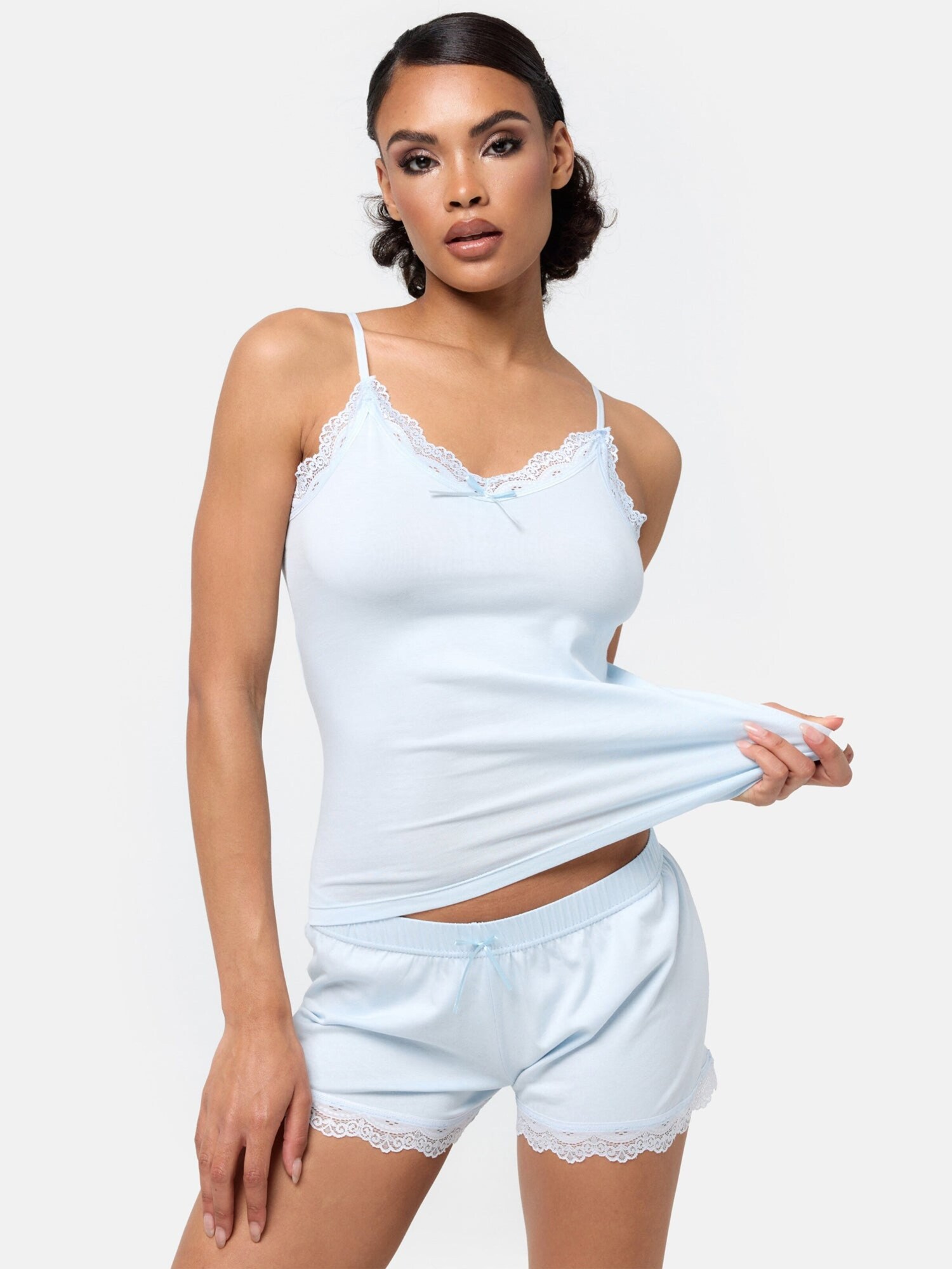 Tazzio Pijama de pantalón corto 'F908'  azul