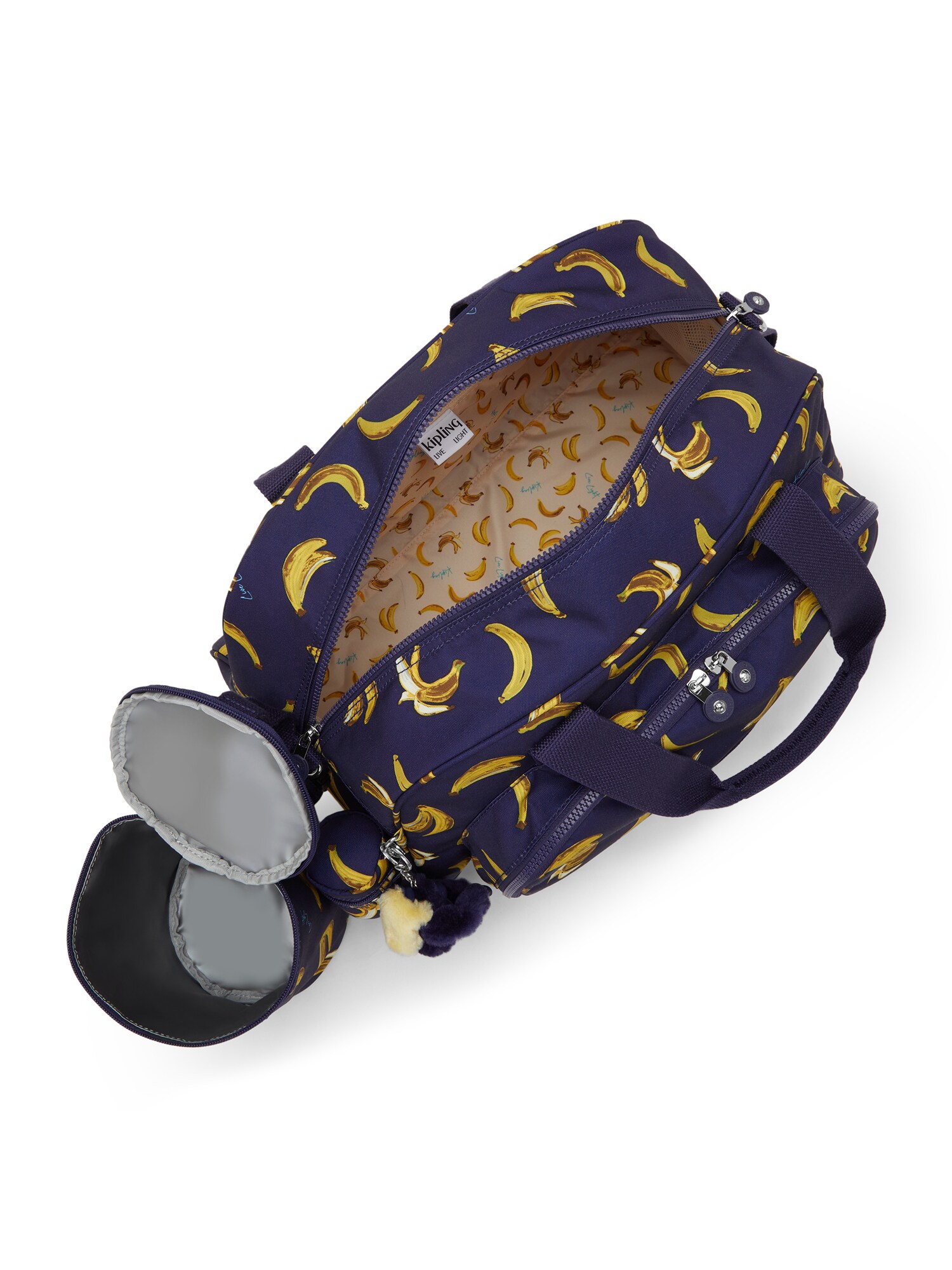 KIPLING Bolso de mano 'Camana'  navy / marrón / amarillo – imagen 2