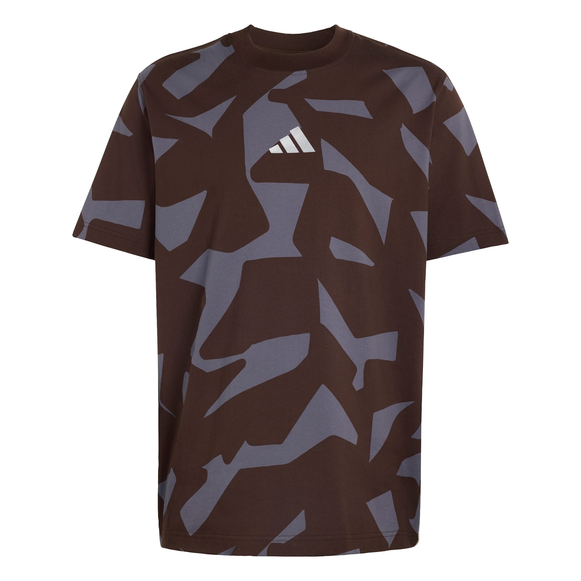 ADIDAS PERFORMANCE Camiseta funcional 'AMG'  marrón / gris basalto / blanco