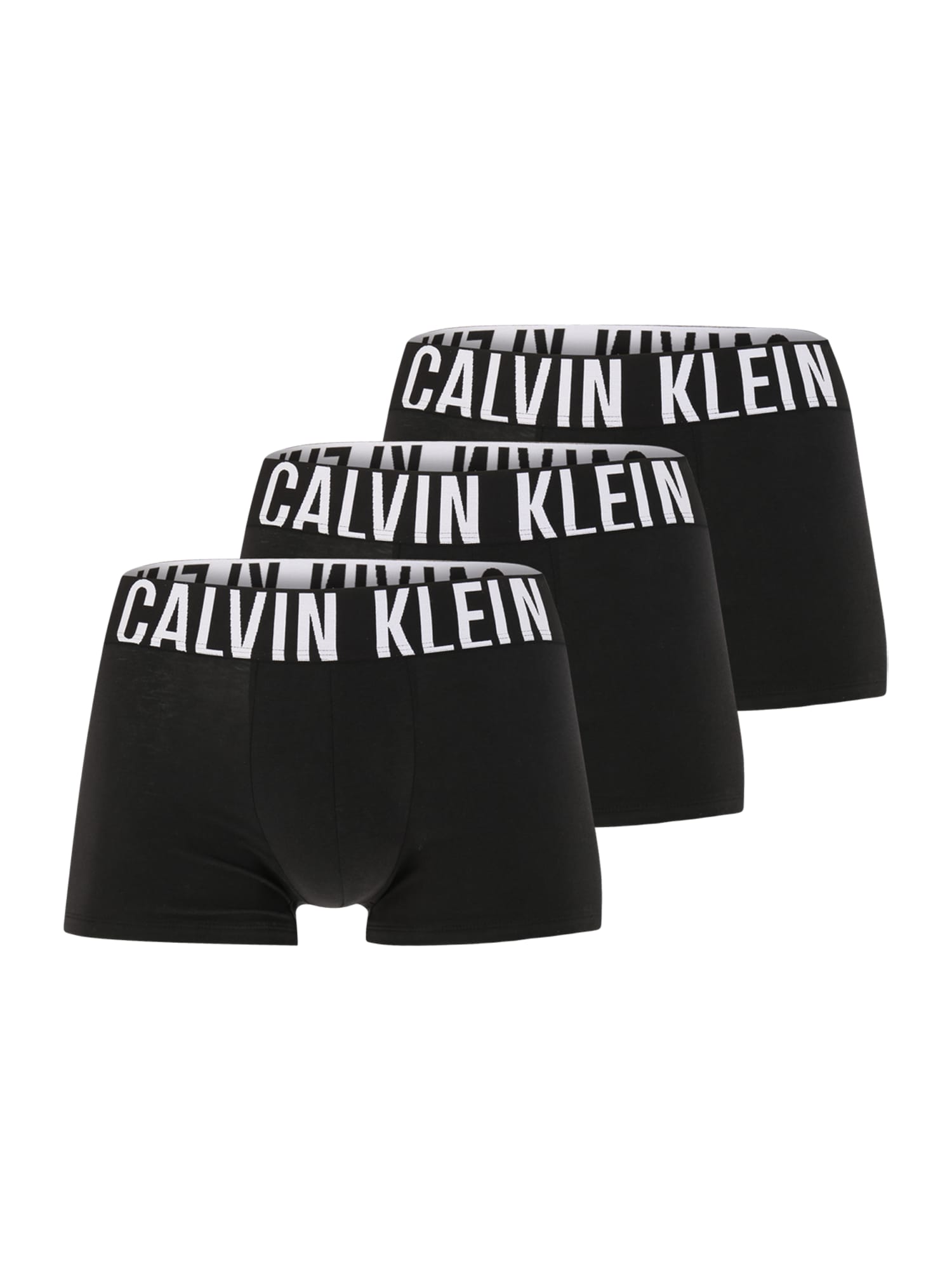 Calvin Klein Underwear Boxer trumpikės 'Intense Power' juoda / balta