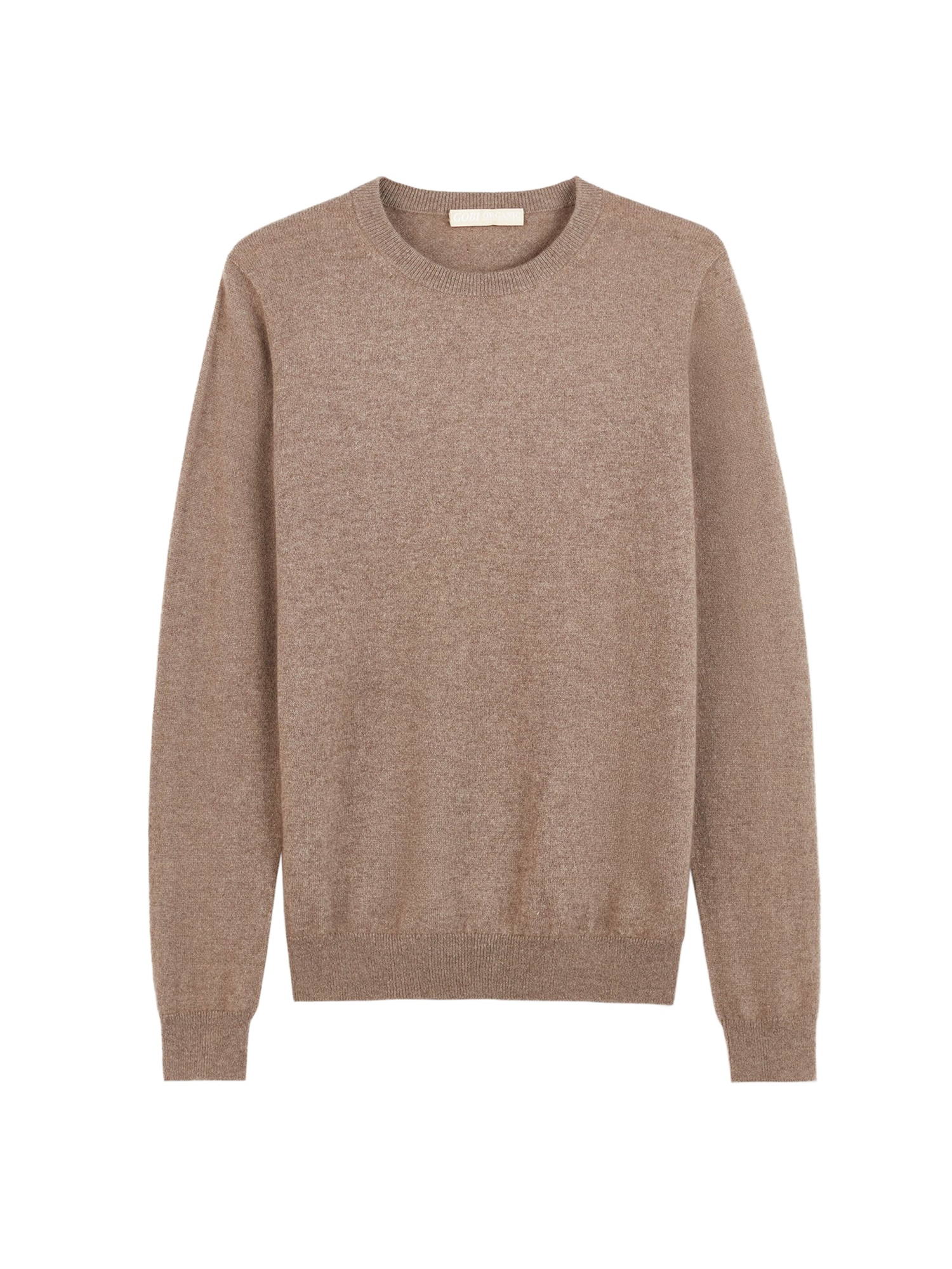 GOBI Cashmere Jersey 'Women's Essential Cashmere Crewneck Sweater' beige oscuro