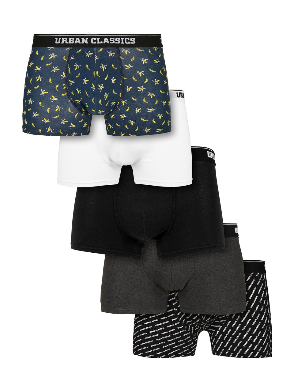 Boxershorts kobaltblå / ljusgul / antracit / svart