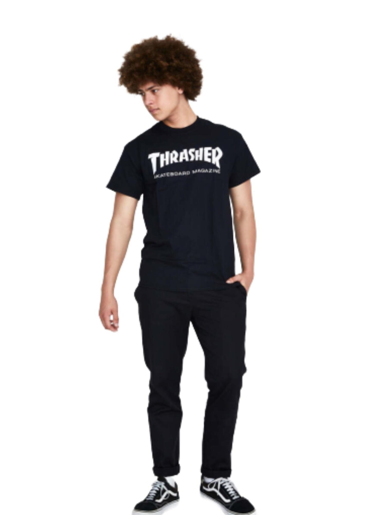 THRASHER Camiseta 'SKATE MAG'  negro – imagen 2