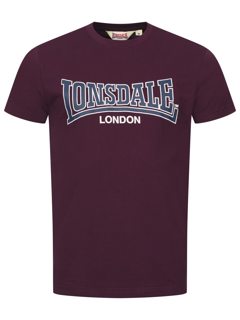 T-shirt 'Dukinfield' marinblå / bordeaux