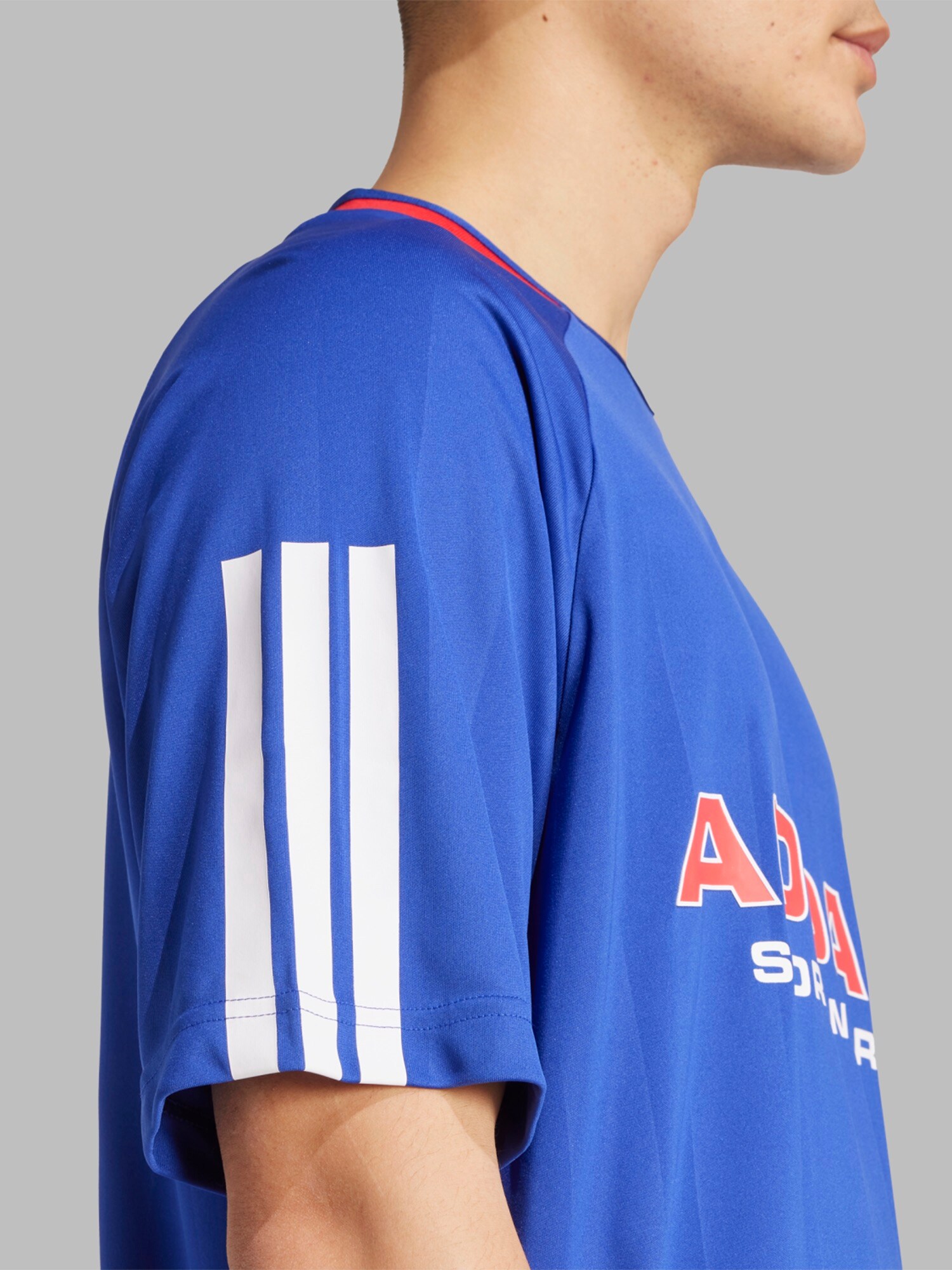 ADIDAS SPORTSWEAR Funkčné tričko 'Tiro' kráľovská modrá / brusnicová / biela (obrázok 6)