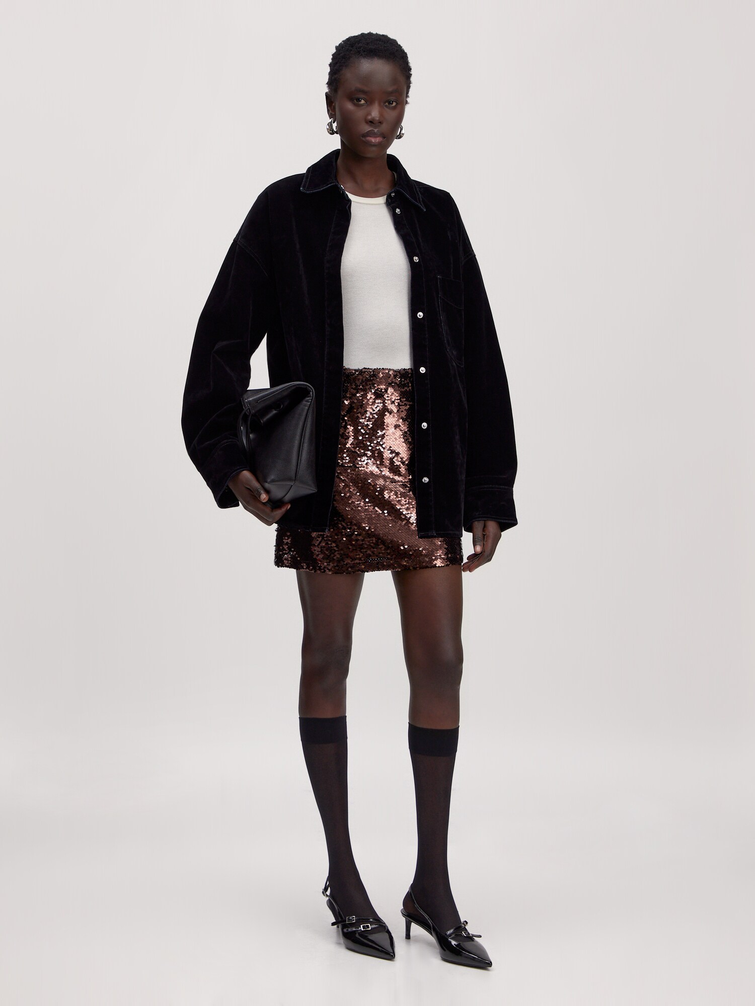 EDITED Fustă Geri  maro