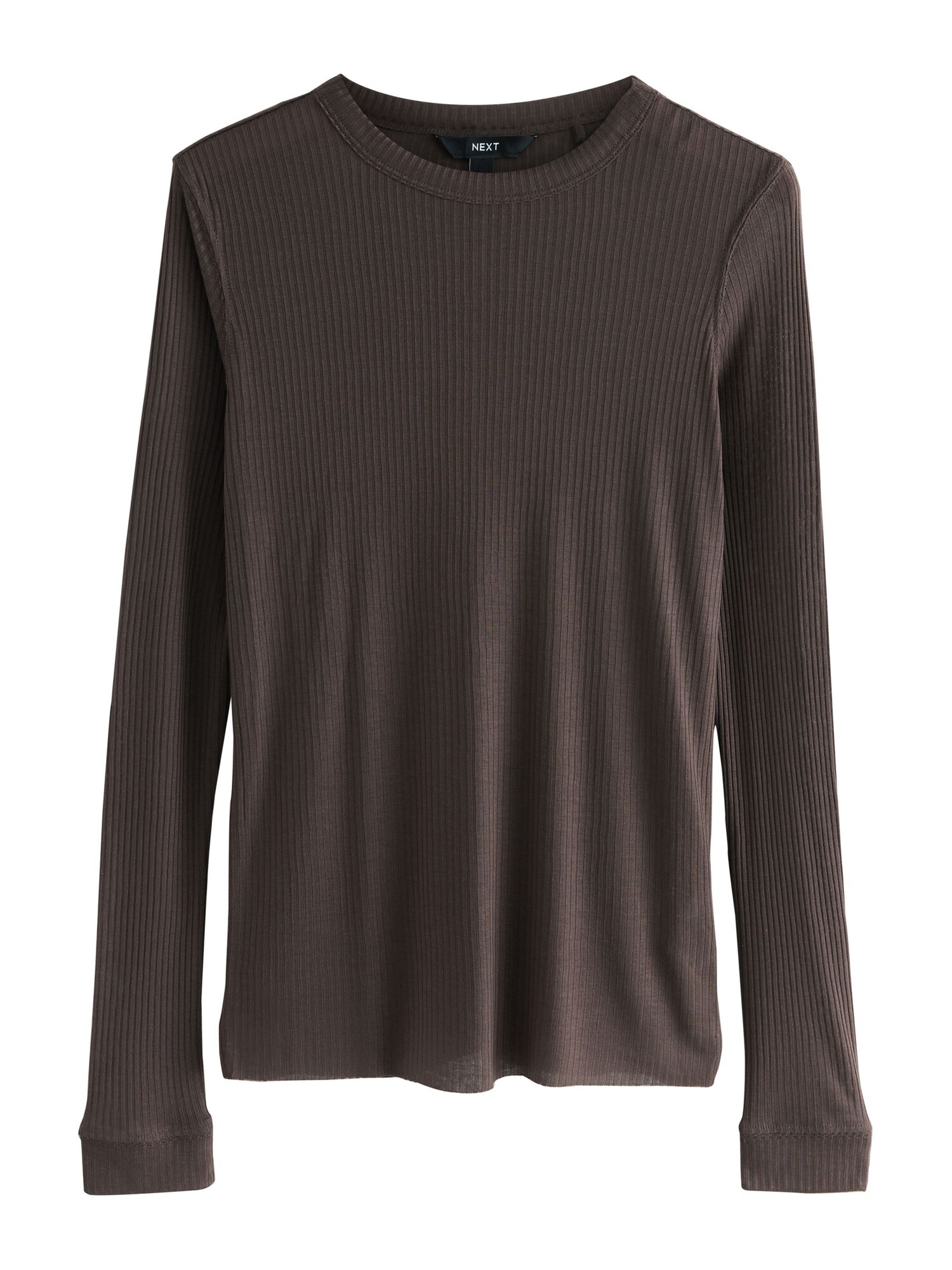 Next Tricou  maro închis