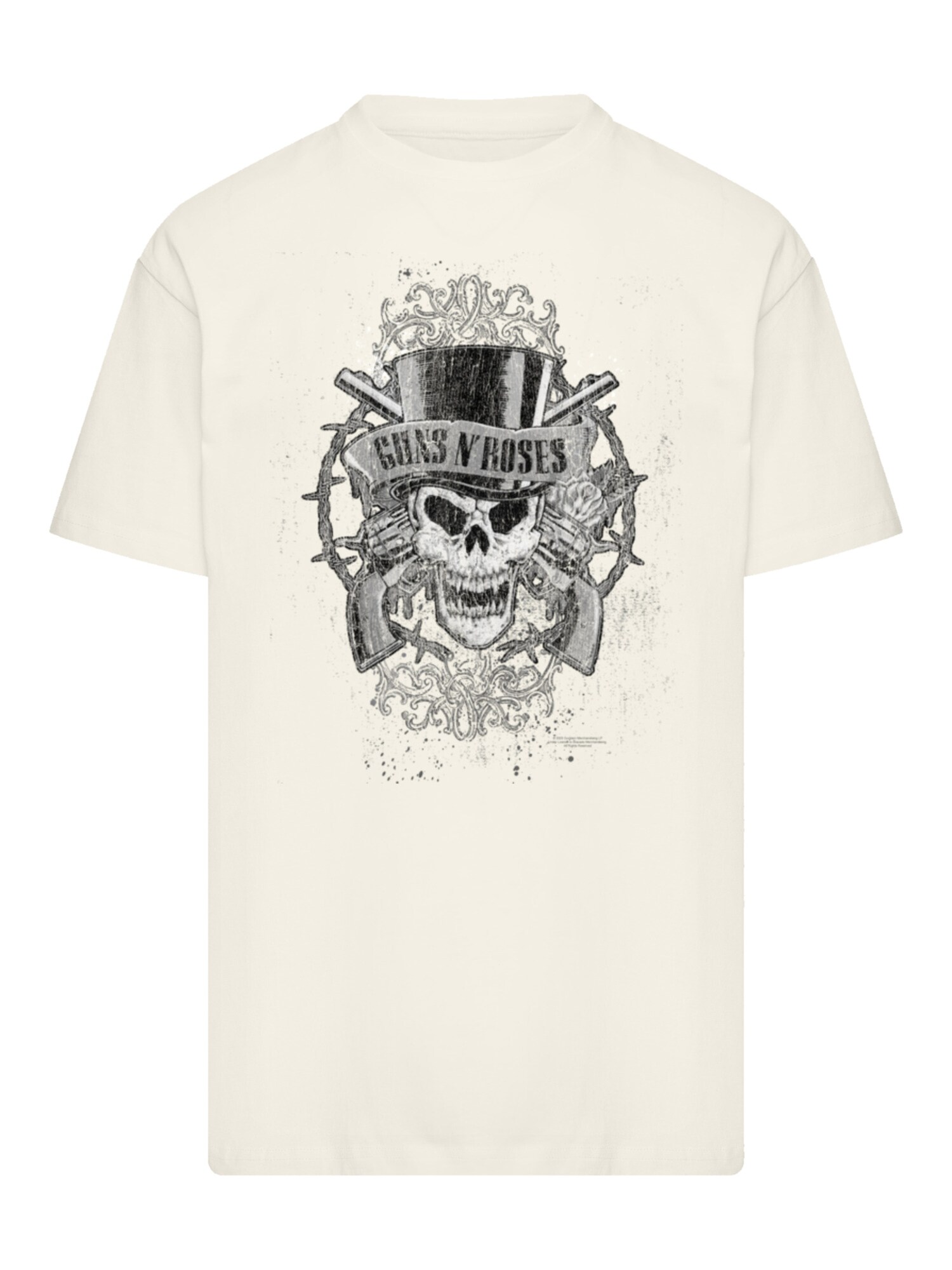 Thumbnail - F4NT4STIC T-Shirt Guns N Roses Skull and Pistols