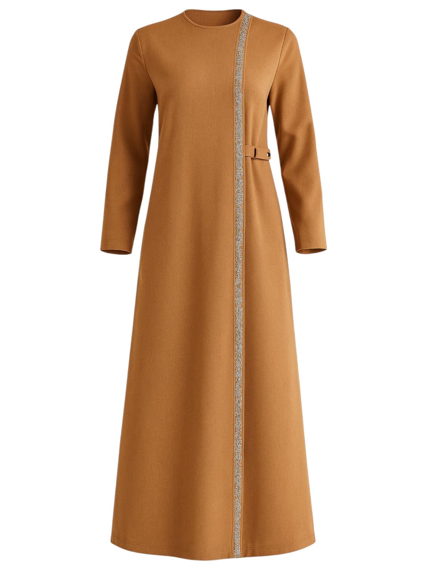 fashionshowcase Vestido 'Leila-Ferace'  camelo