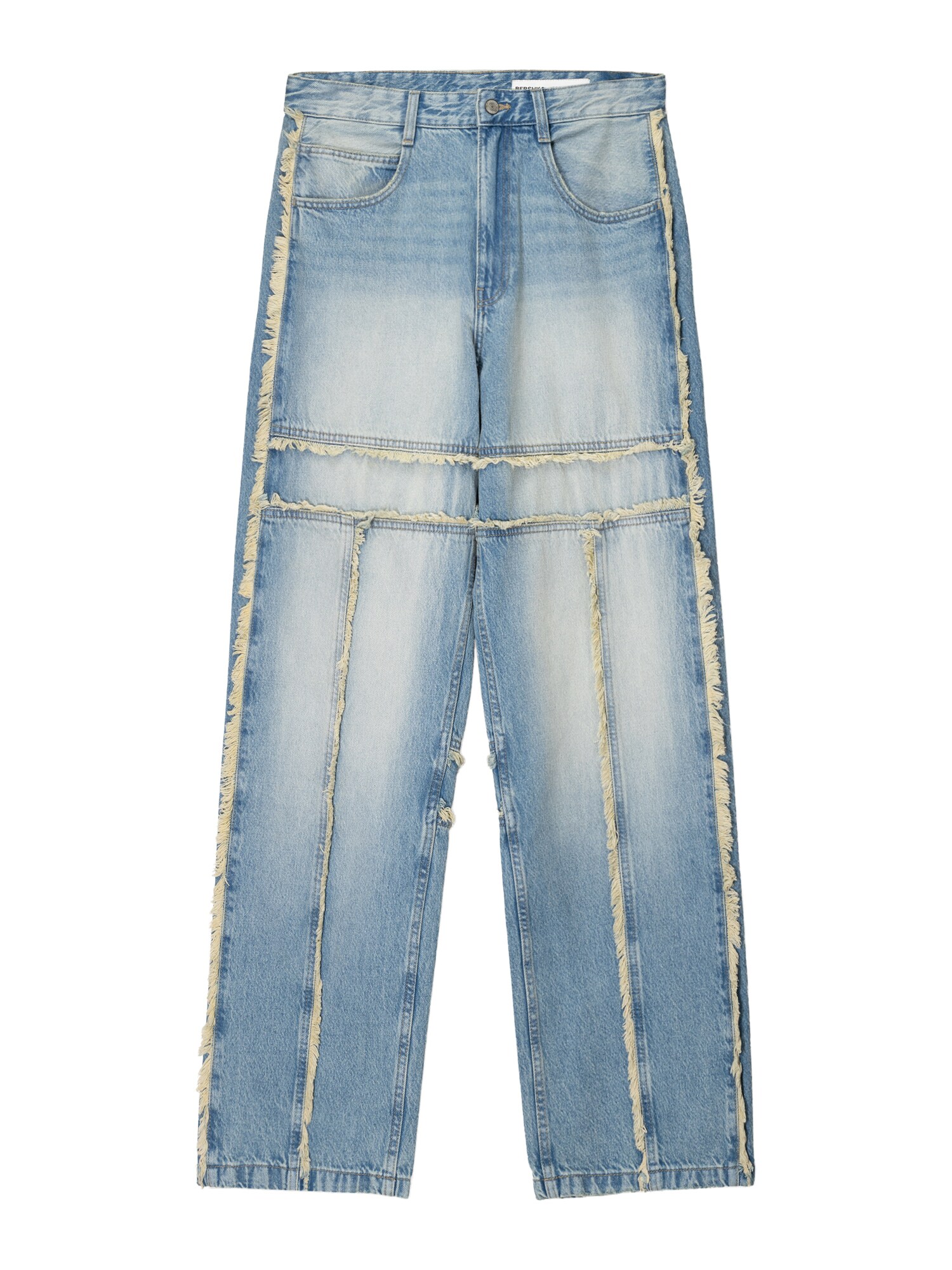 Bershka Farmer  krém / kék farmer akciós termékkép 1