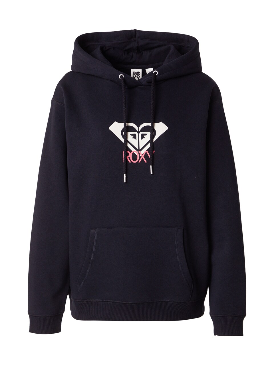 Sweatshirt 'Surf Stocked Brushed Art' rosa / svart