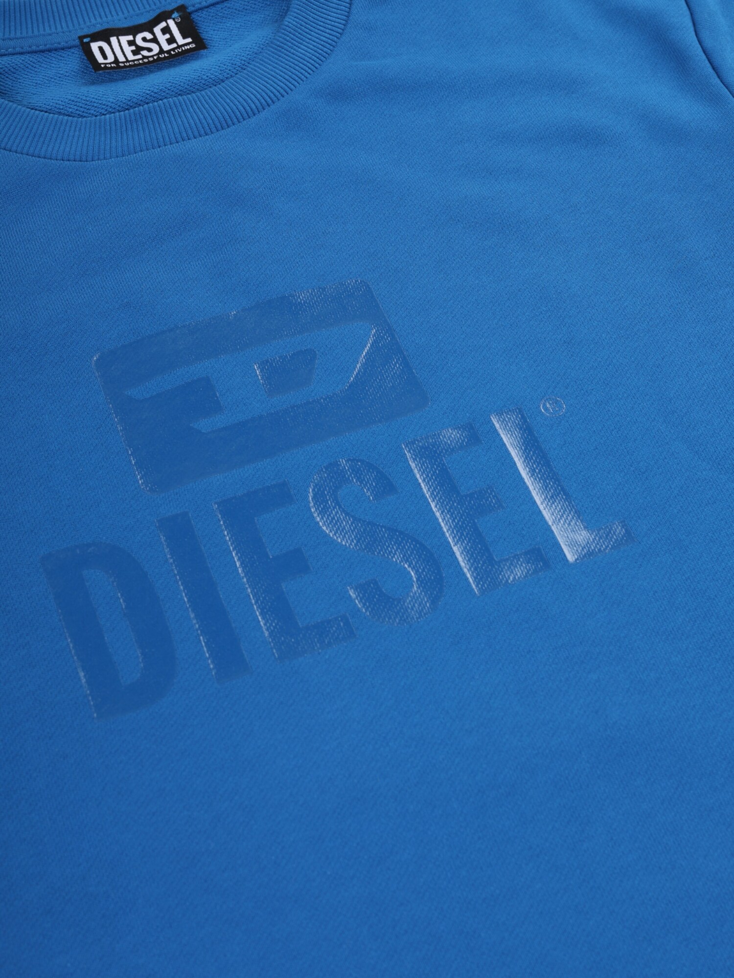 DIESEL Jersey 'S-GIR TONE ON TONE'  azul real – imagen 2
