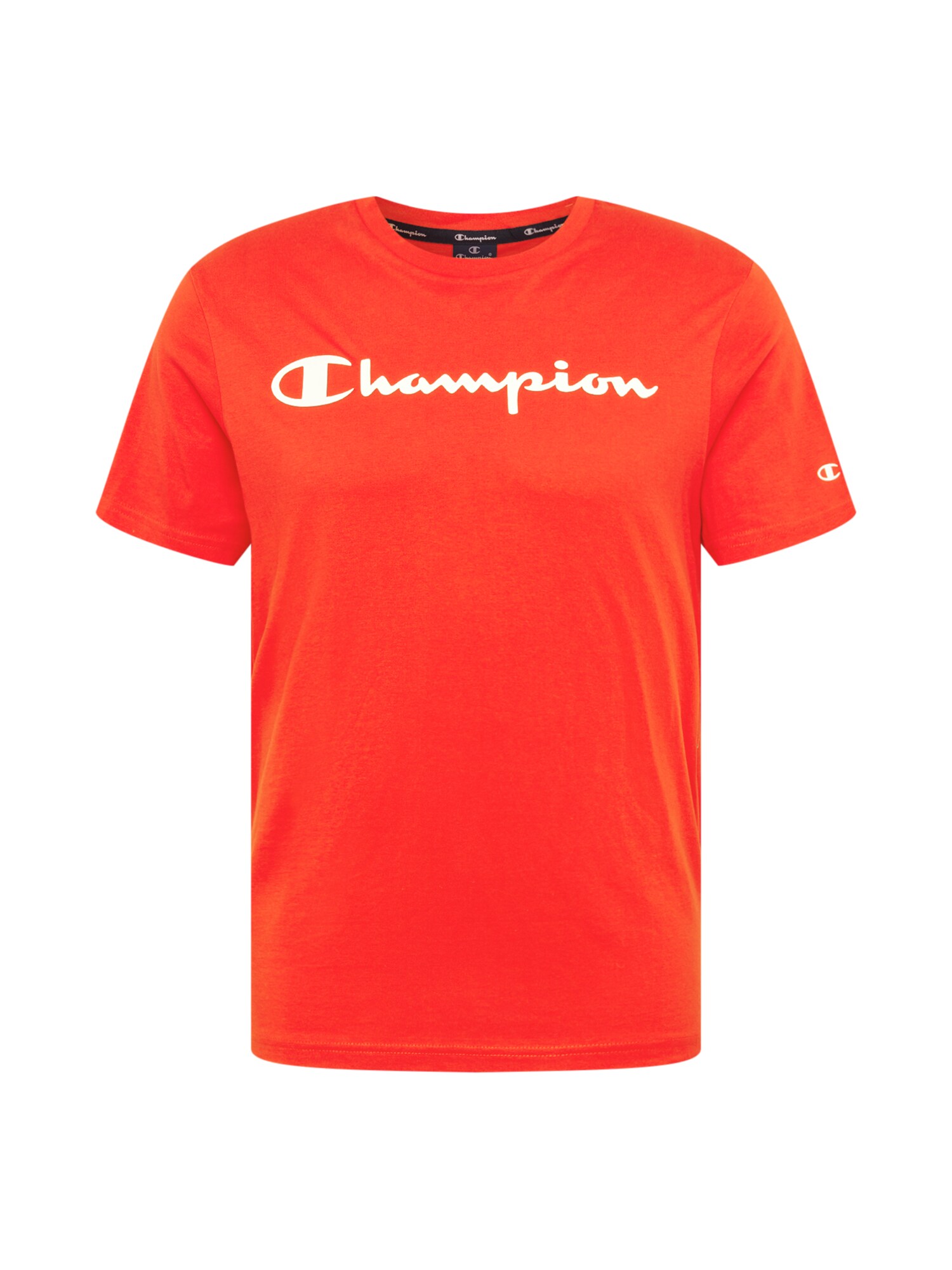 Champion Authentic Athletic Apparel Marškinėliai  raudona / balta
