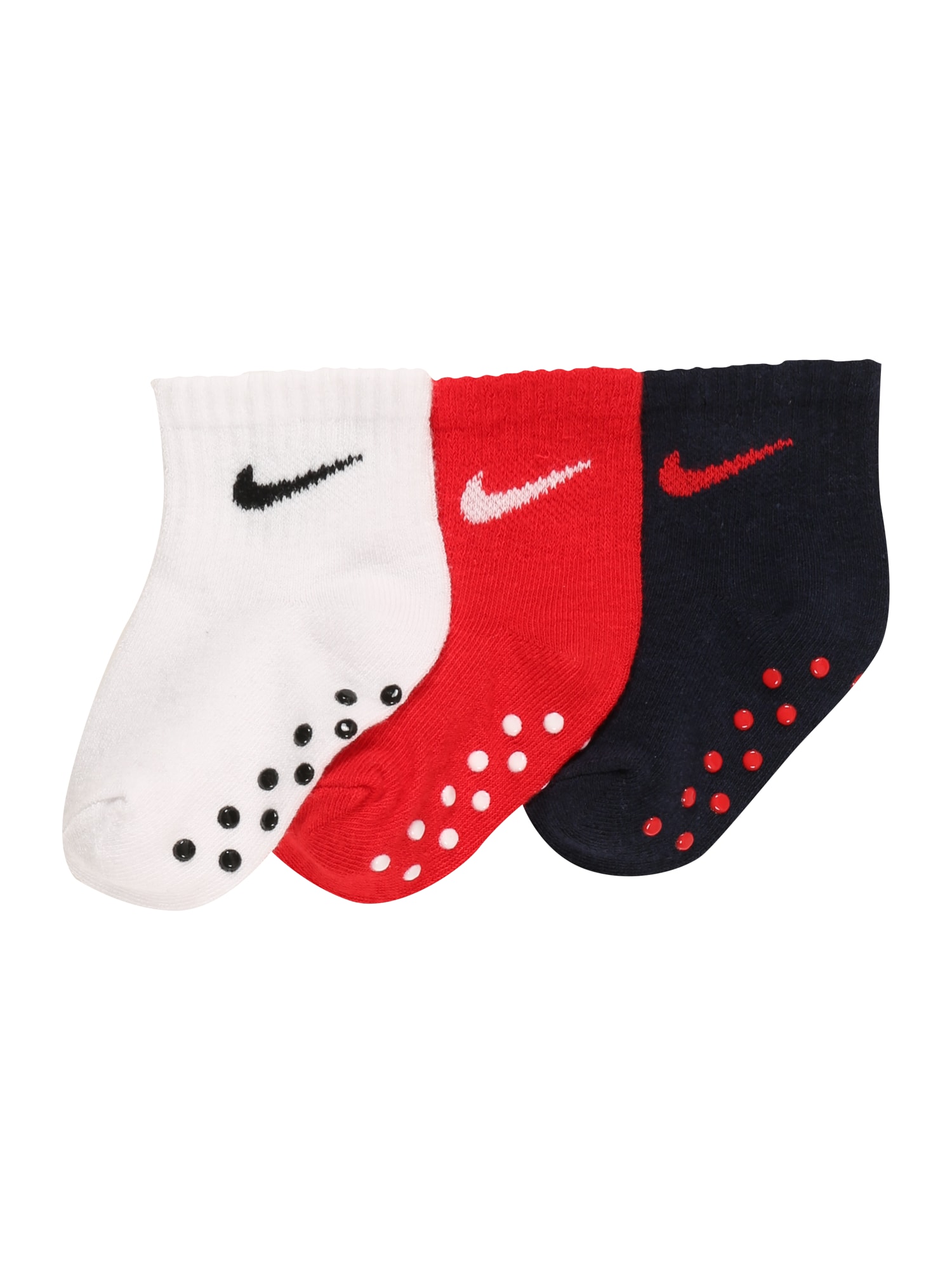 Nike Sportswear Sportinės kojinės raudona / juoda / balta