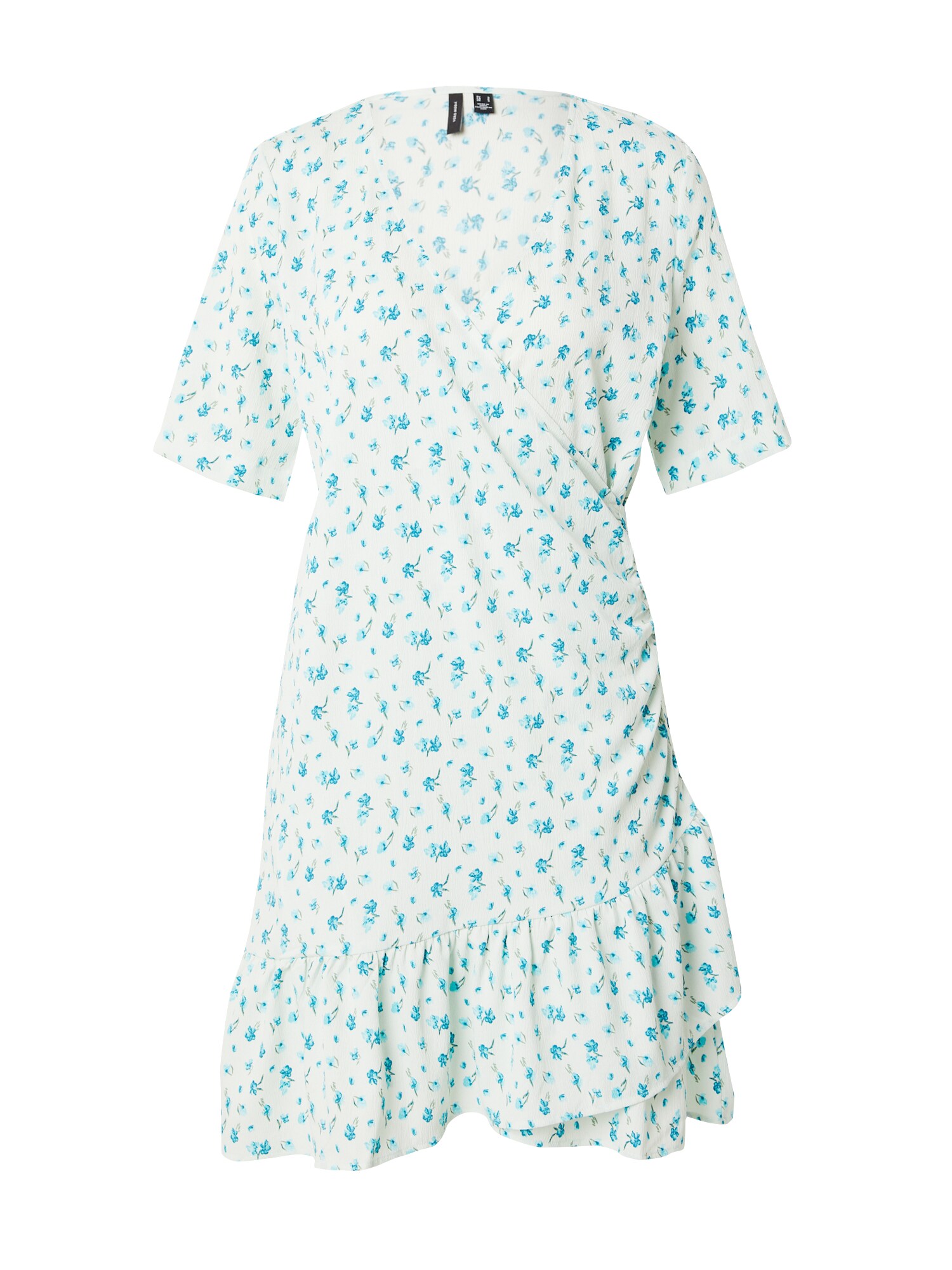 VERO MODA Ruha 'VMPAGE'  világos bézs / égkék / neonkék / fenyő akciós termékkép 1