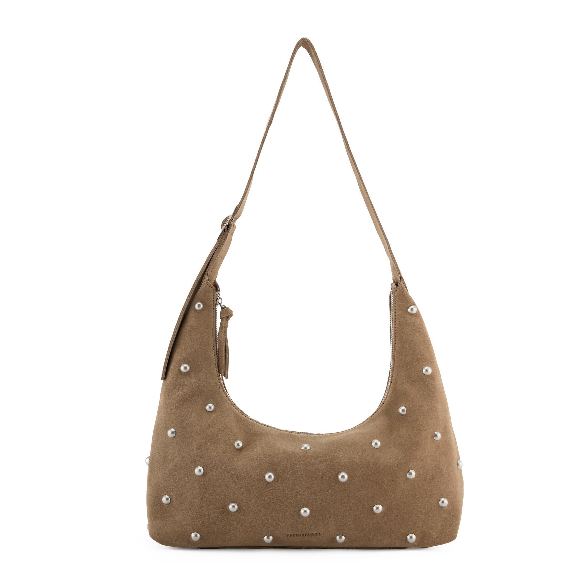 FREDsBRUDER Schoudertas 'Endless Beads' Taupe