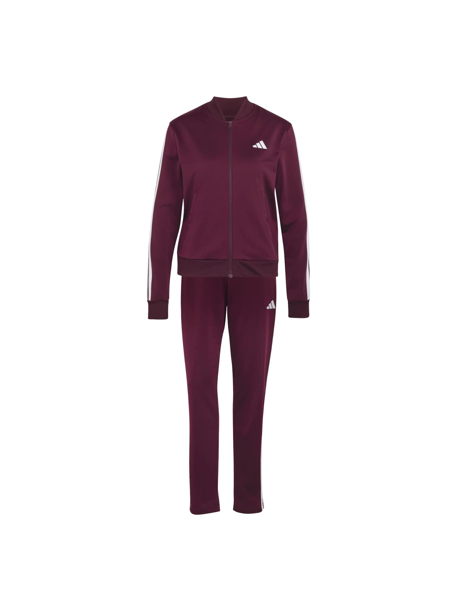 ADIDAS SPORTSWEAR Costum de trening Dayready roșu bordeaux / alb