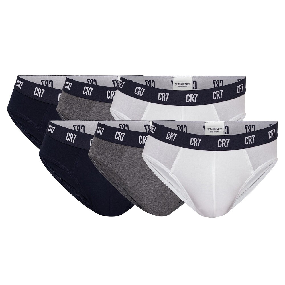 CR7 - Cristiano Ronaldo Slip Férfi kék, szürke, fehér , Méret M