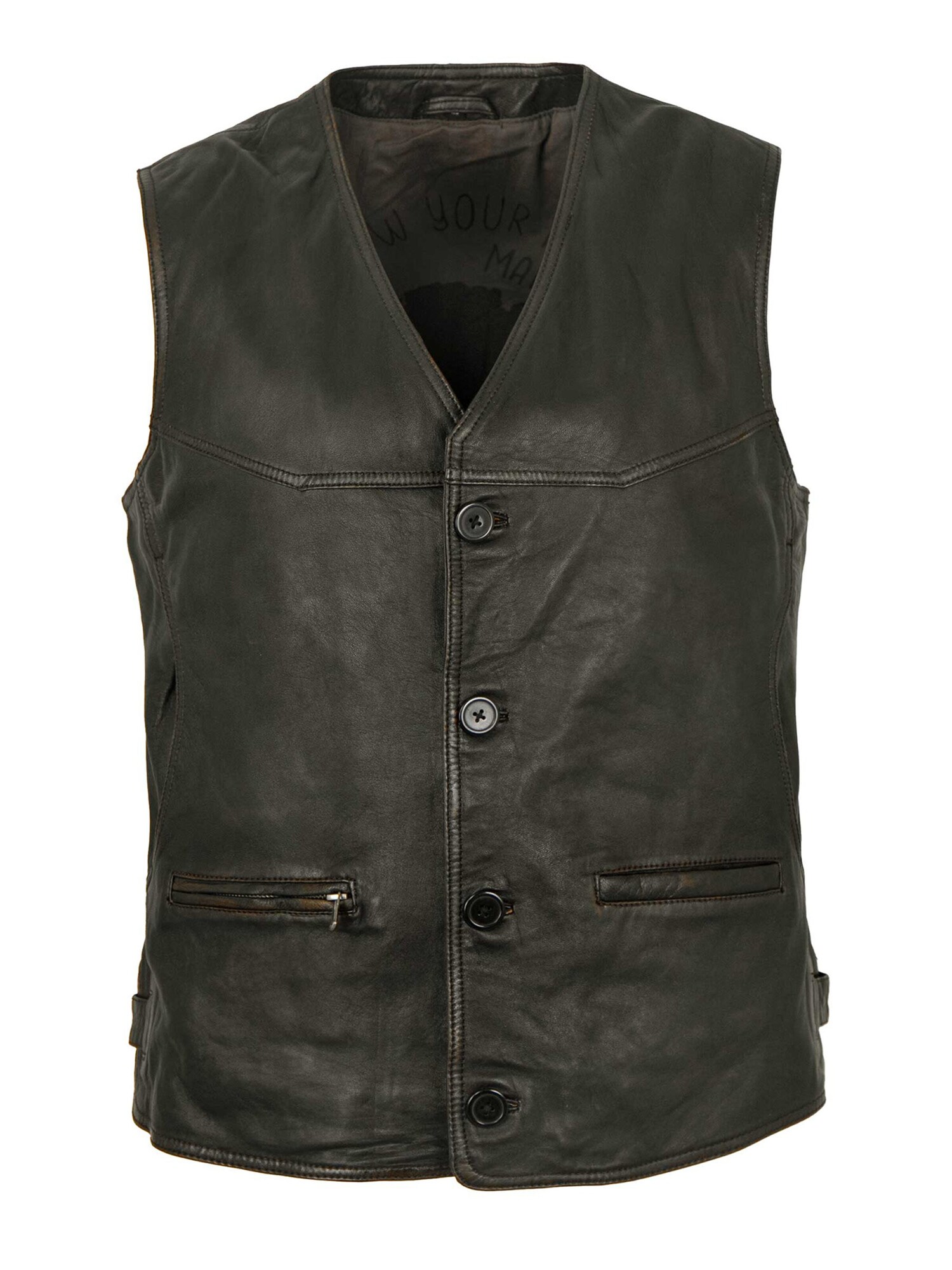 MADDOX Chaleco 'Georgio'  negro
