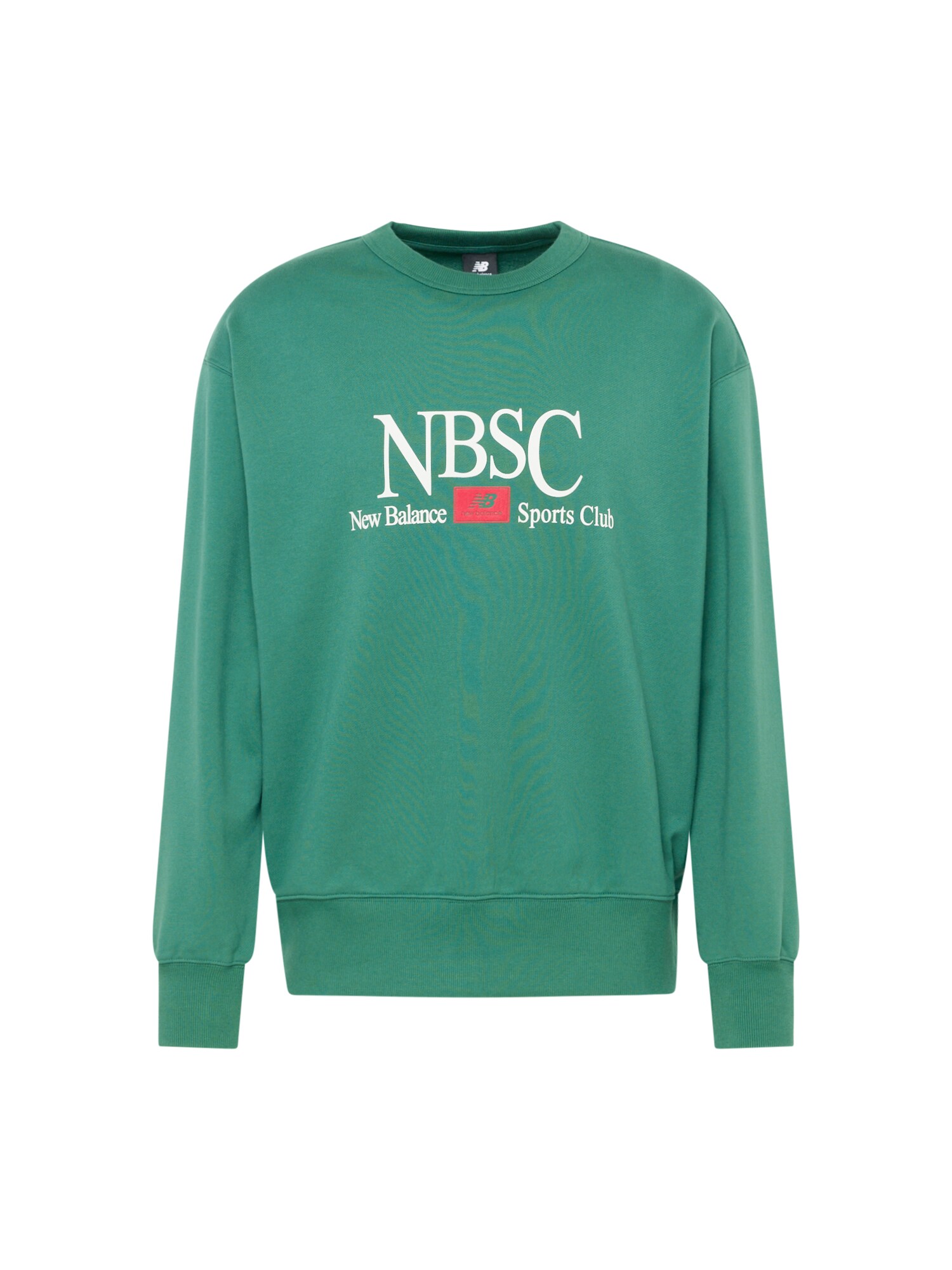 new balance Sweater majica  zelena / crvena / bijela