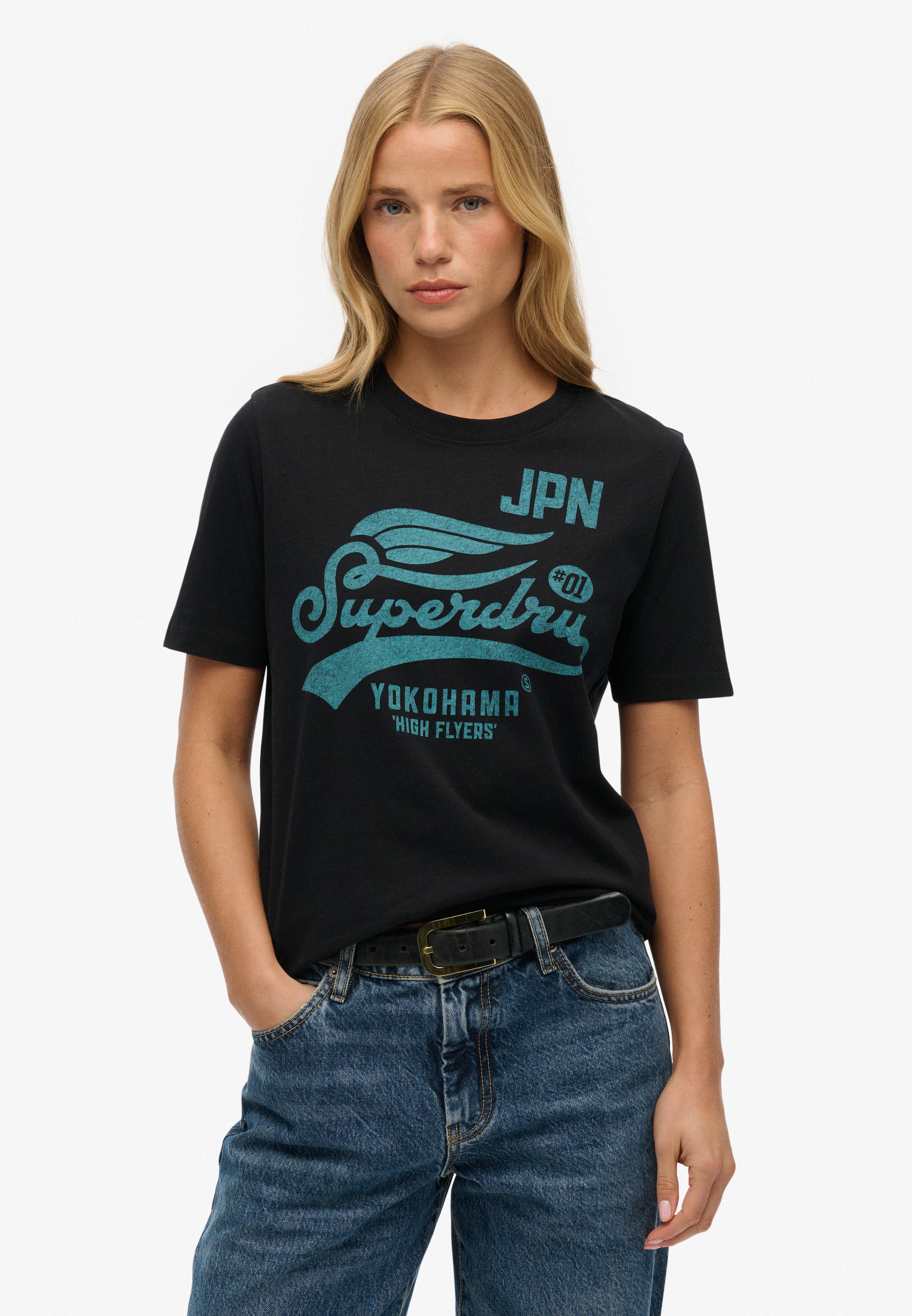 Superdry & Co T-shirt 'High Flyers' dam