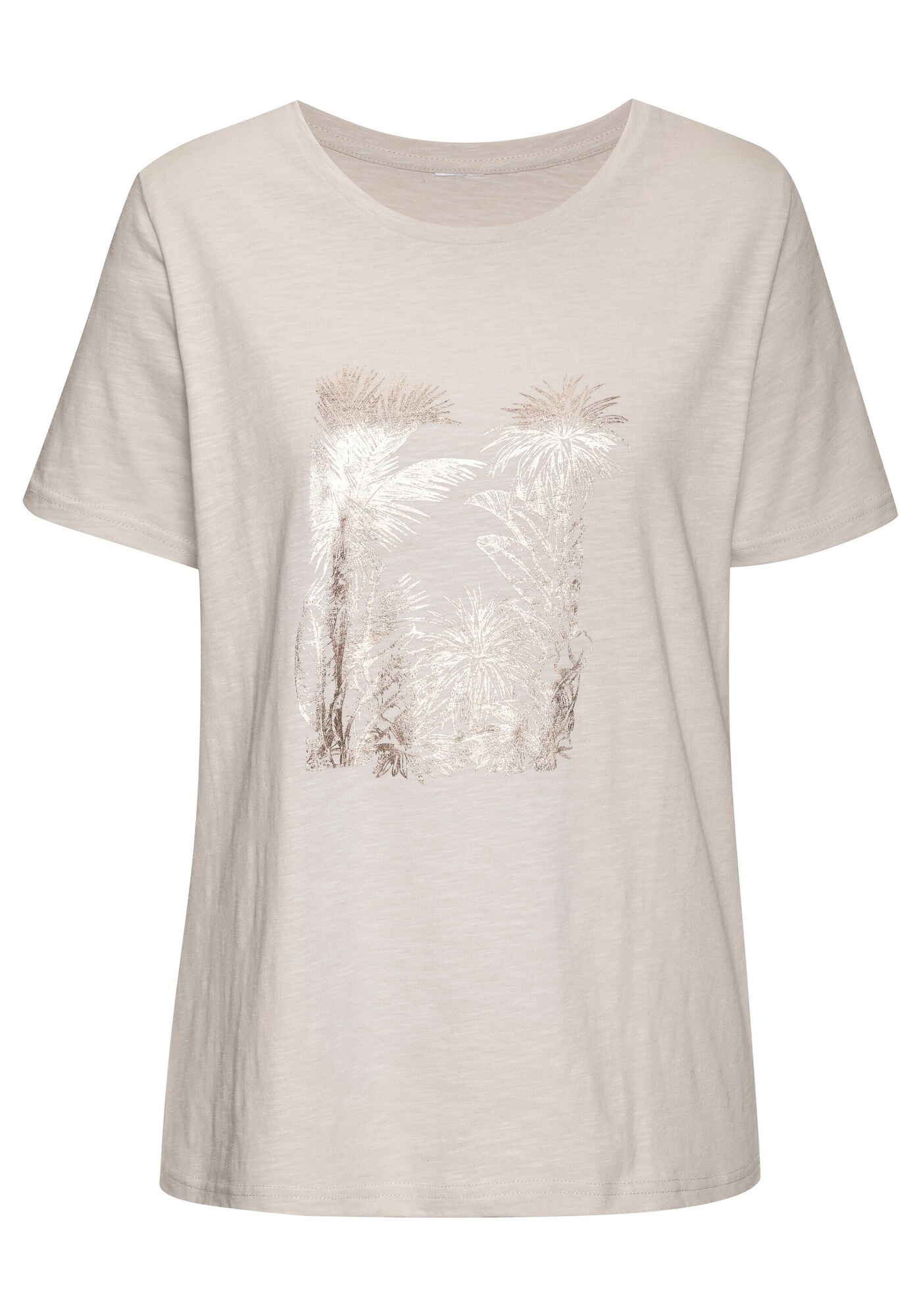 VIVANCE Tricou  bej / argintiu