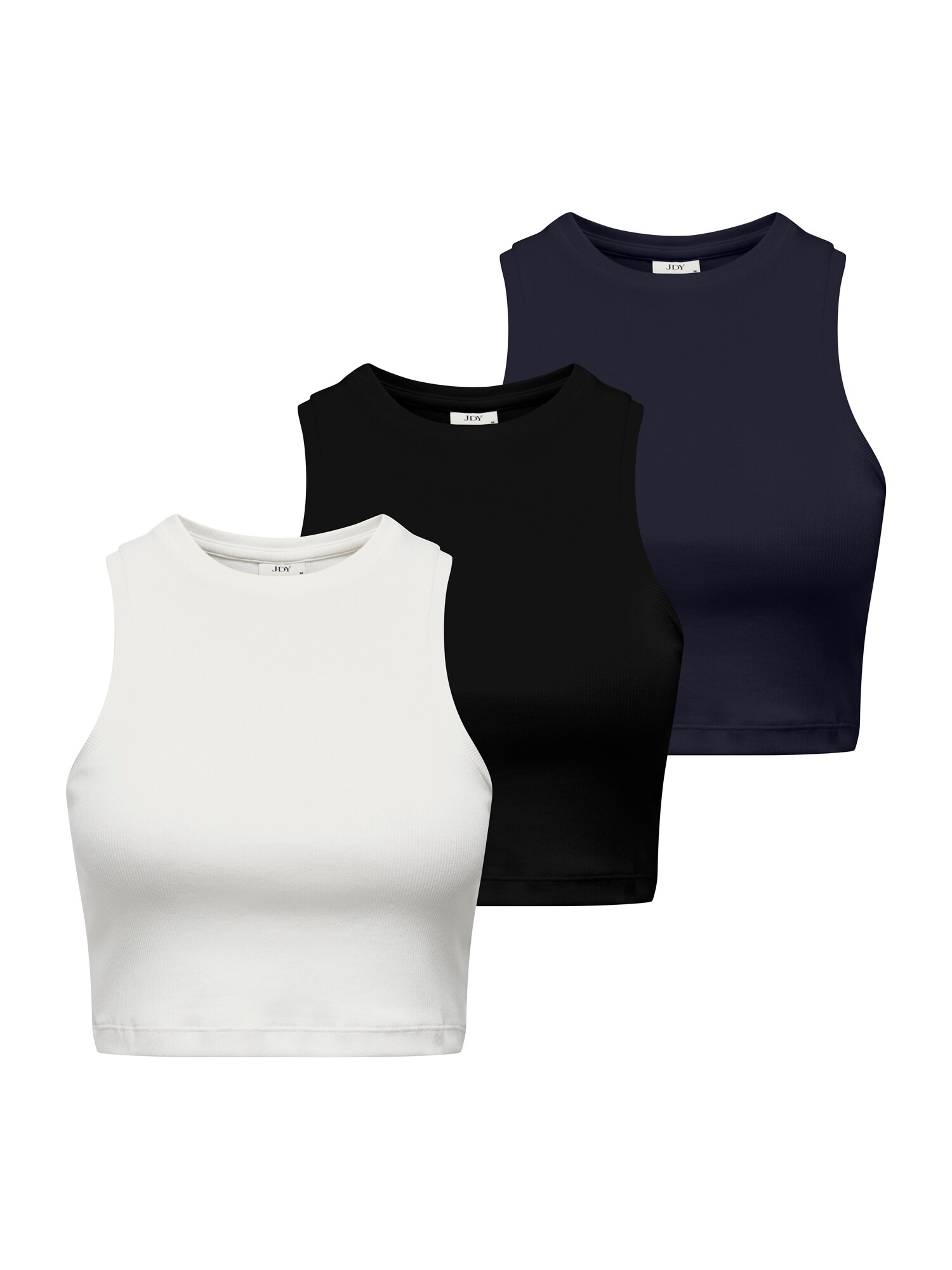JDY Top JDYLUCKY  albastru noapte / negru / alb