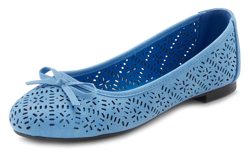 LASCANA Ballerina Damen Größe 39 blau