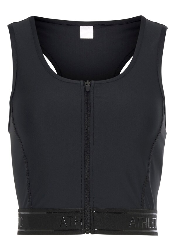 LASCANA ACTIVE, Sport top, fekete, 3 kép a 6 közül