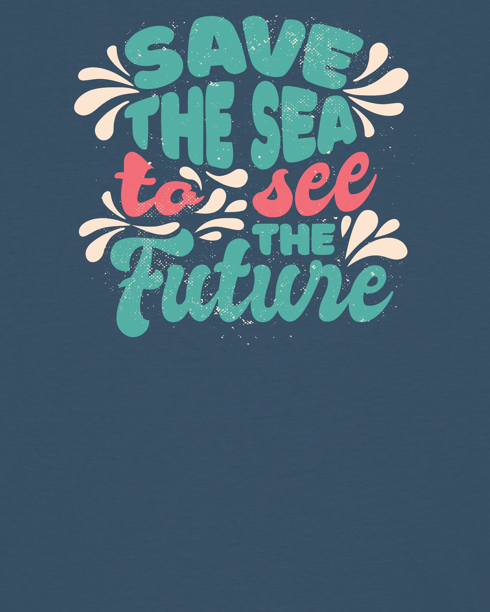Thumbnail - Shirt 'Save the sea'
