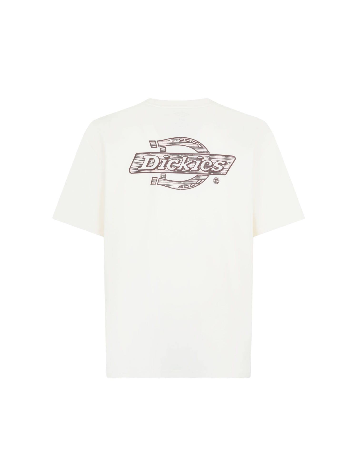 DICKIES Póló 'WOOD' barna / fehér termék 2. képe