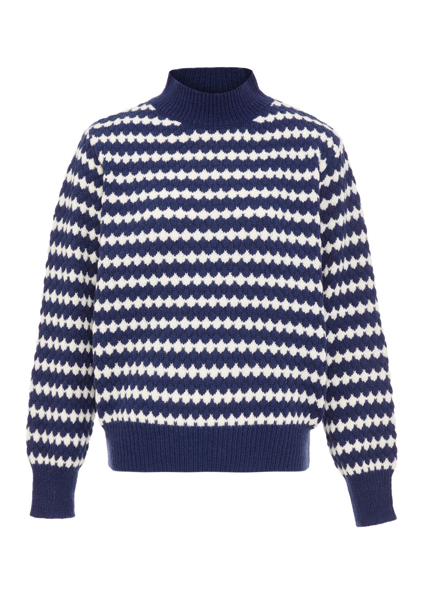 FENIA Jersey marino / blanco