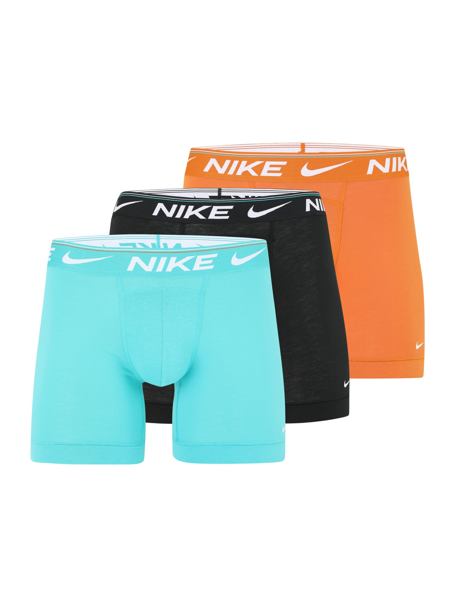 NIKE Chiloți sport  albastru deschis / portocaliu / negru / alb