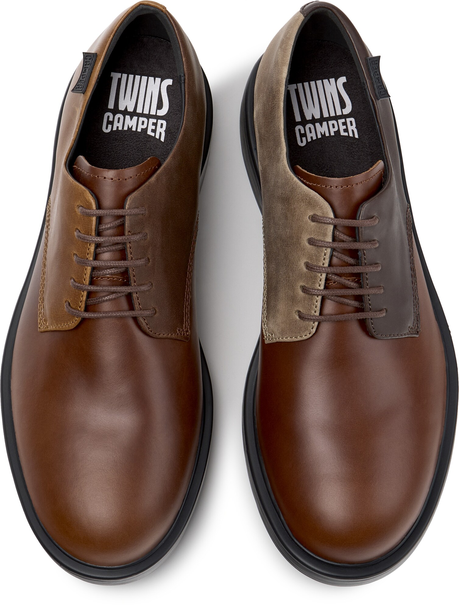 CAMPER Zapatos con cordón ' Dean '  chocolate / negro – imagen 4