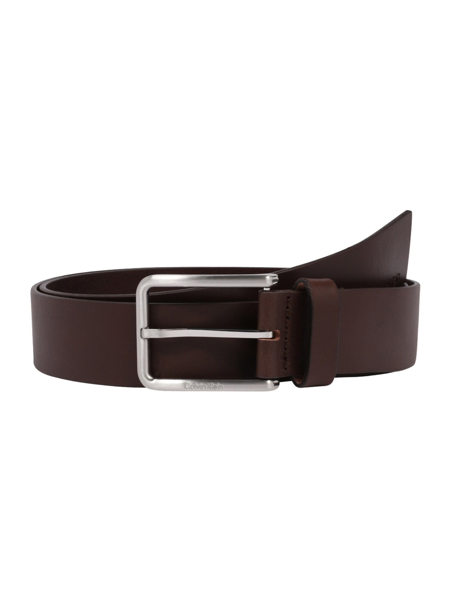 Calvin Klein Opasky  tmavohnedá / strieborná