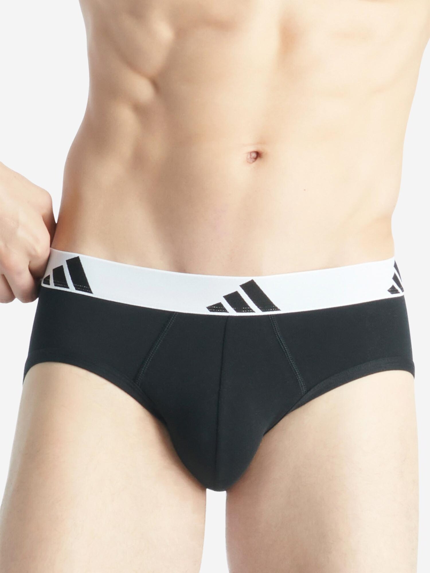 ADIDAS SPORTSWEAR Braga 'Active Flex Cotton'  negro / blanco – imagen 2